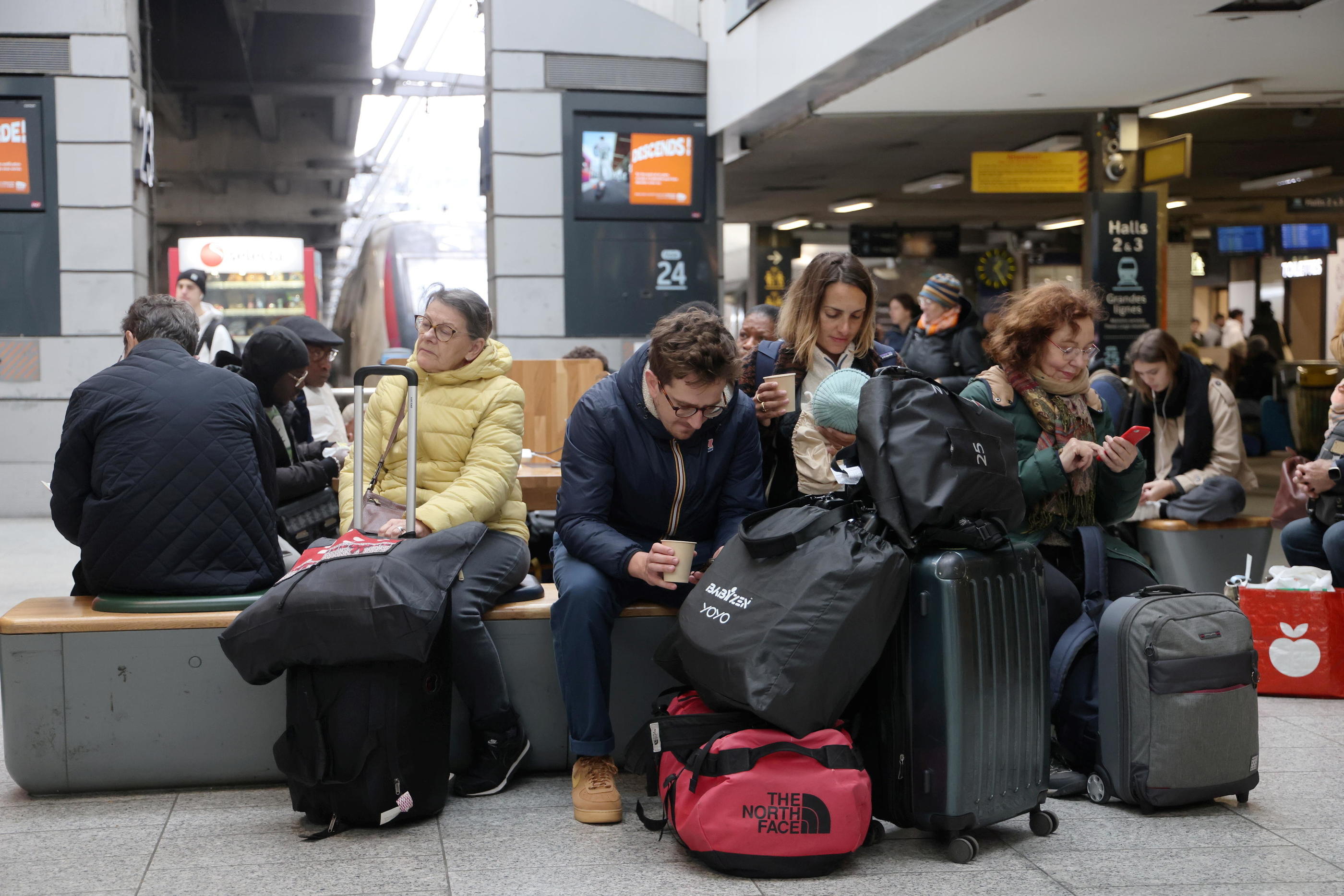 Week-end de galère pour les passagers, avec de nombreux trains annulés en raison de la grève des contrôleurs SNCF. LP/Philippe Lavieille