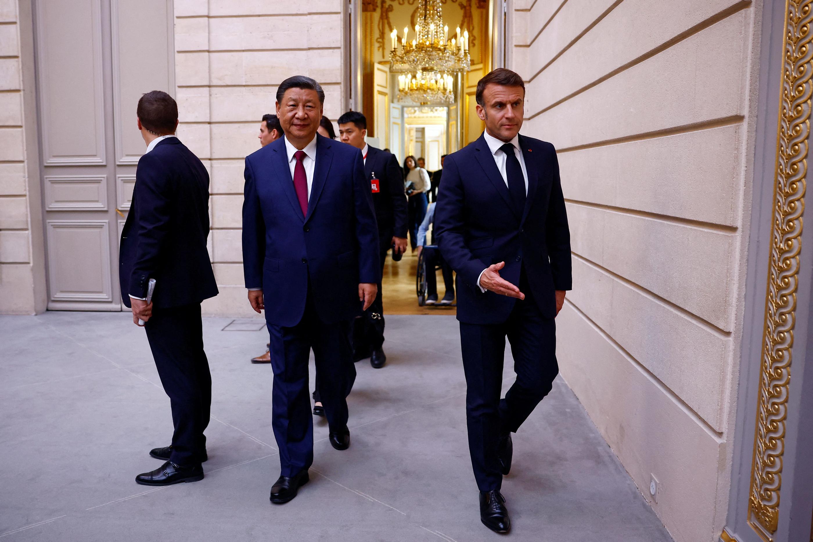 Le président chinois Xi Jinping est actuellement en visite en France. AFP / SARAH MEYSSONNIER