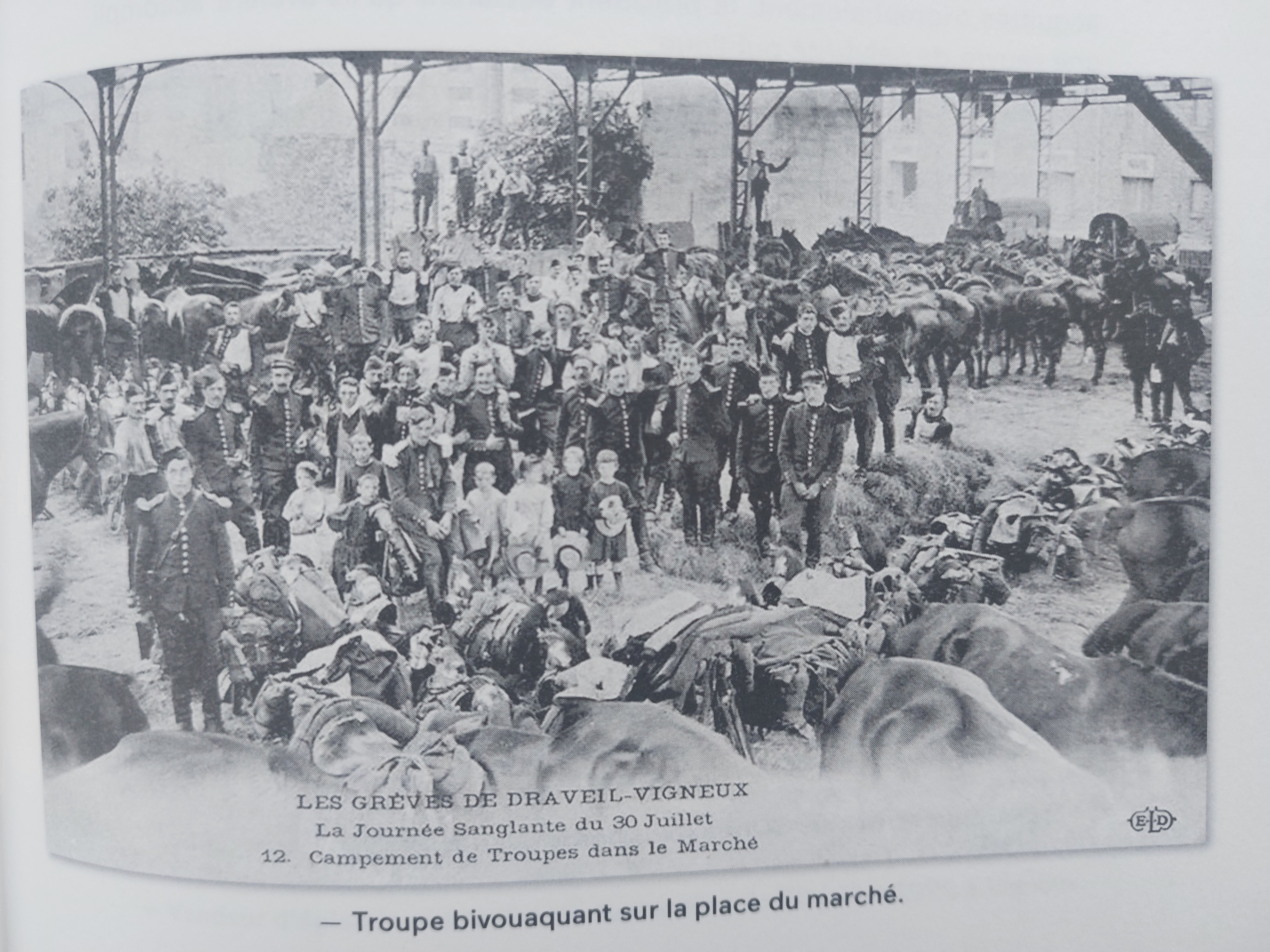 Carte Postale Ancienne - Les Grèves De Draveil 1908 - Campement De Troupes