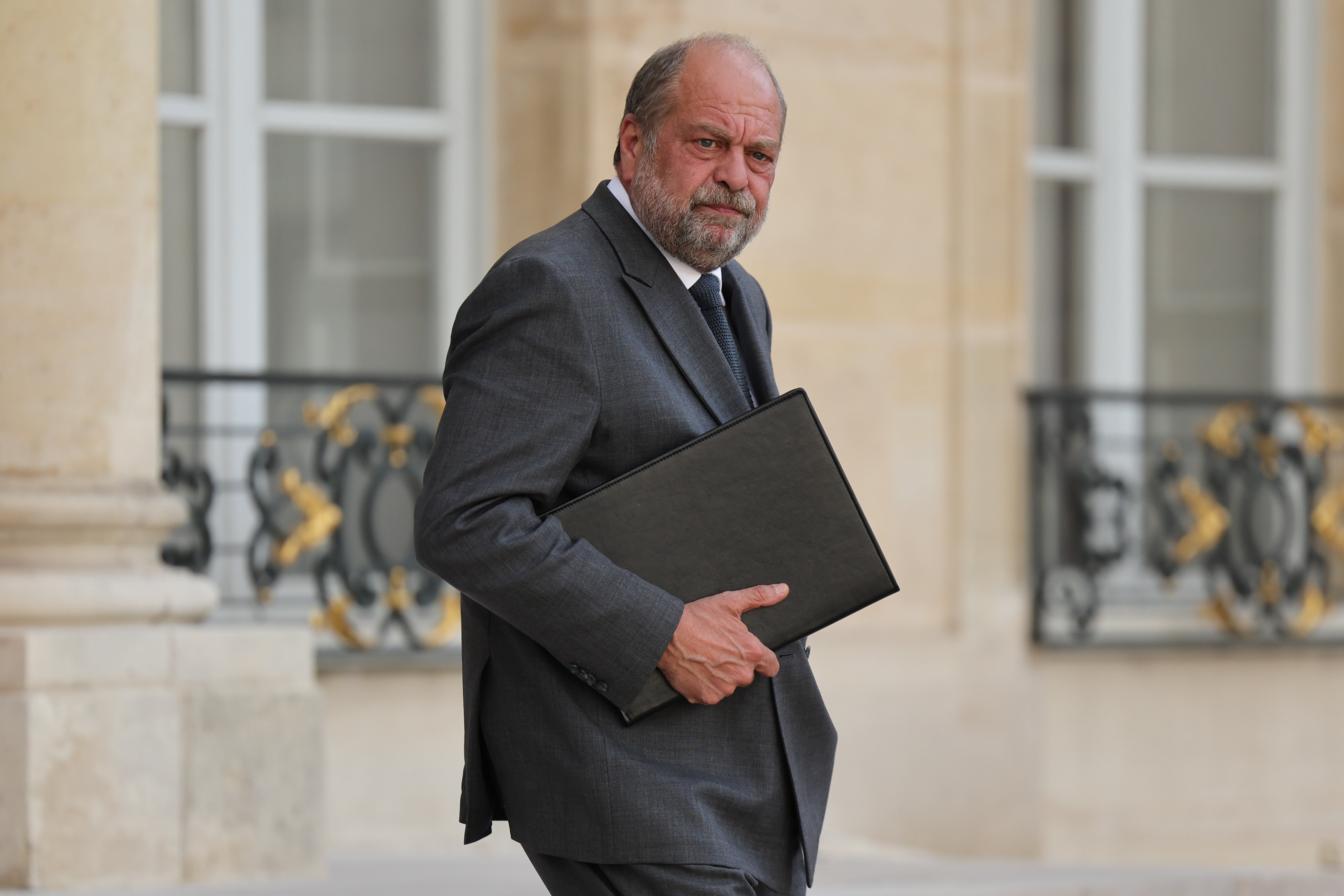 Le ministre de la Justice Éric Dupond-Moretti le 15 mai 2024 à l'Élysée. LP/Arnaud Journois