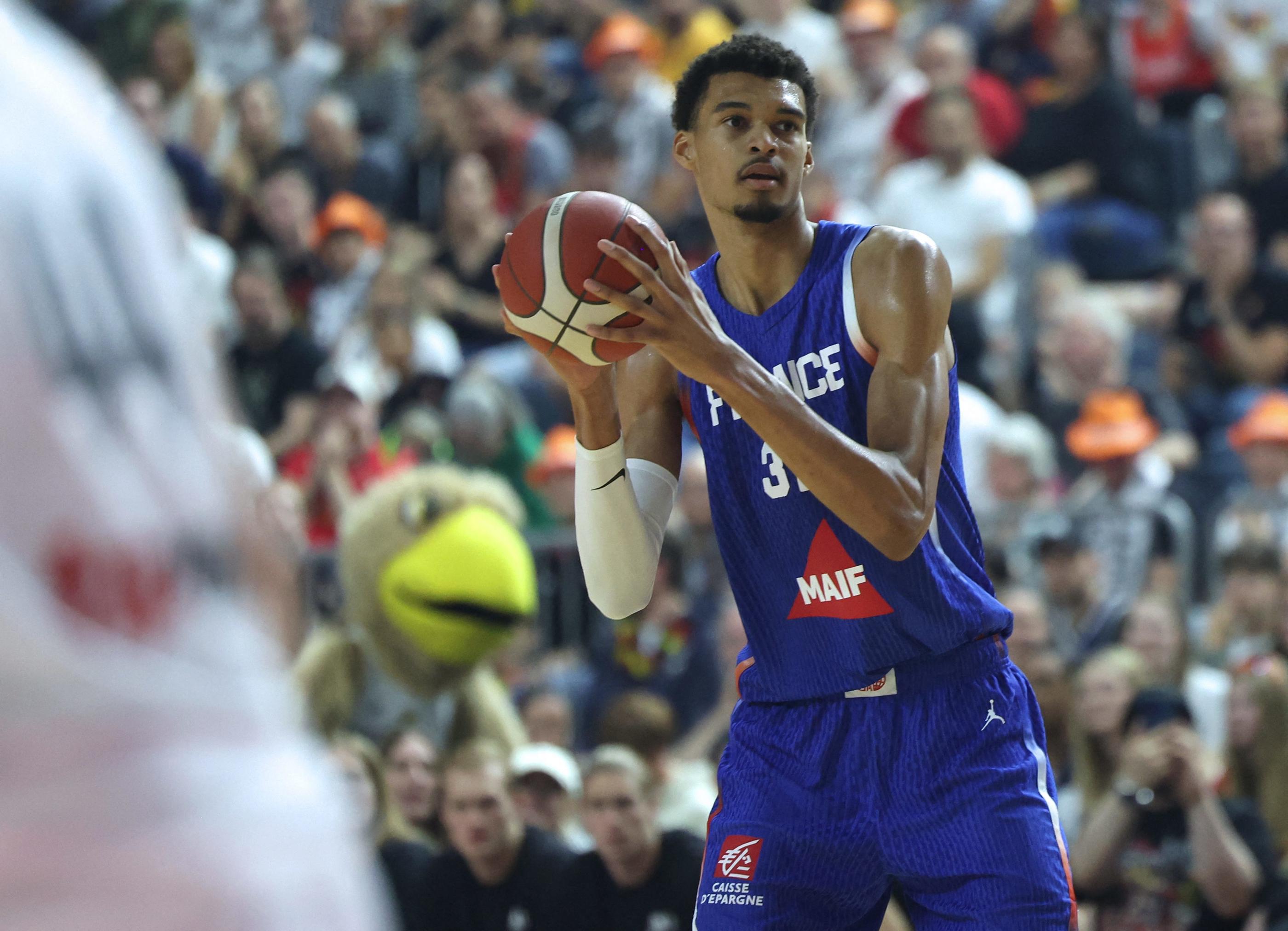 Victor Wembanyama n un seul match a déjà mis l'Allemagne du basket sous le charme.