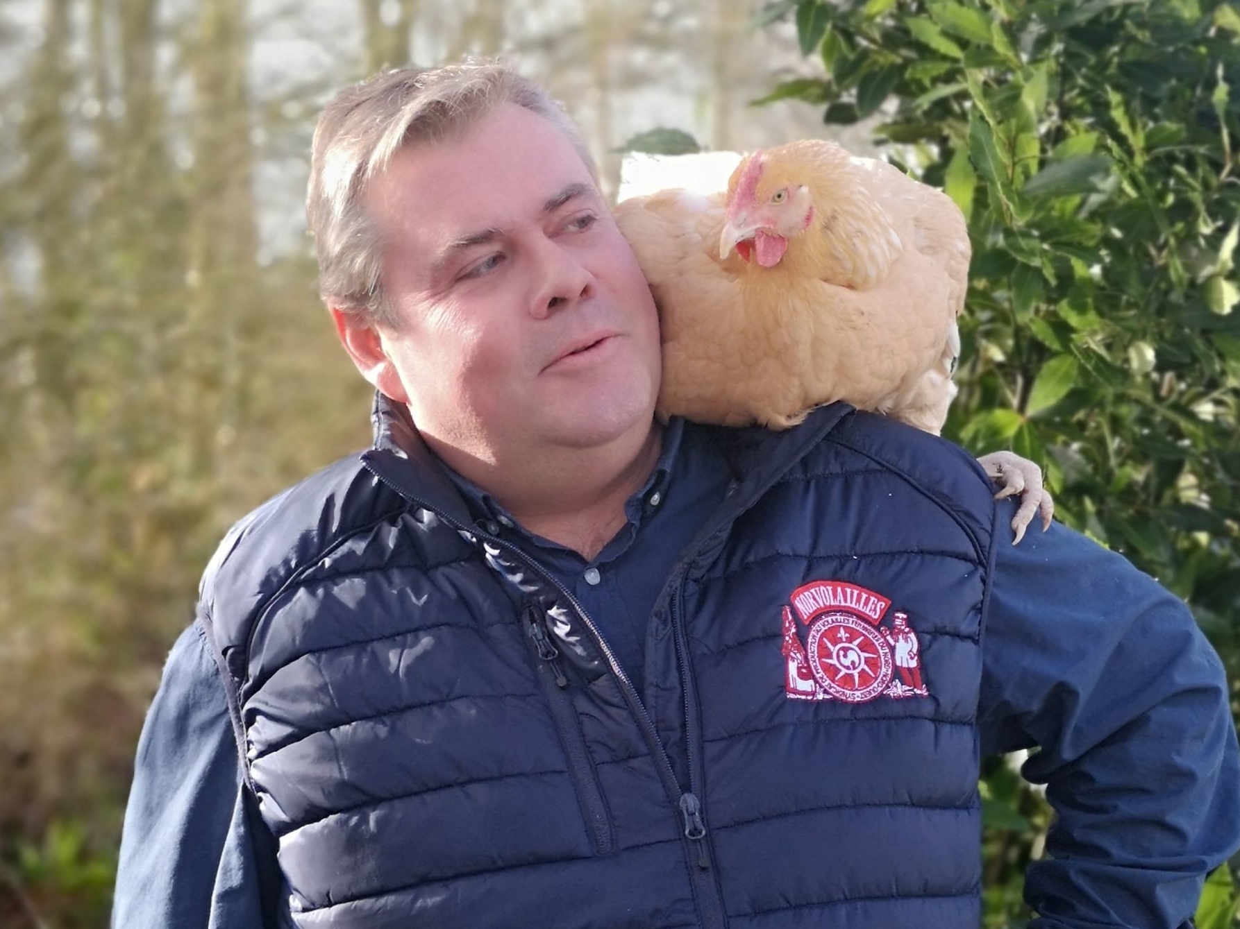 Hervé Philippe, patron de la société d'élevage et d'abattage de poulets au Molay-Littry. DR