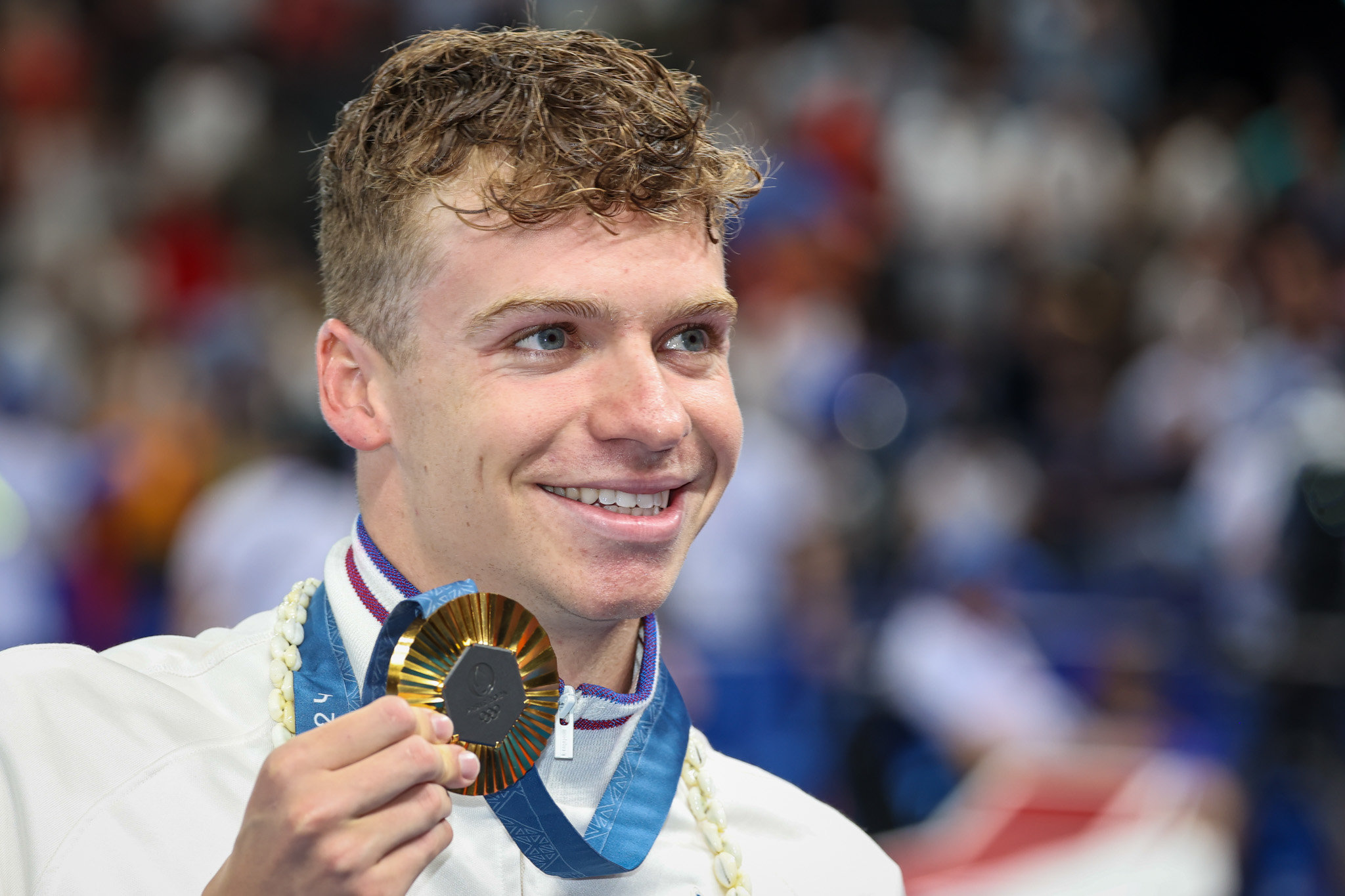 Léon Marchand va tenter de décrocher une quatrième médaille d'or ce vendredi soir. LP/Fred Dugit