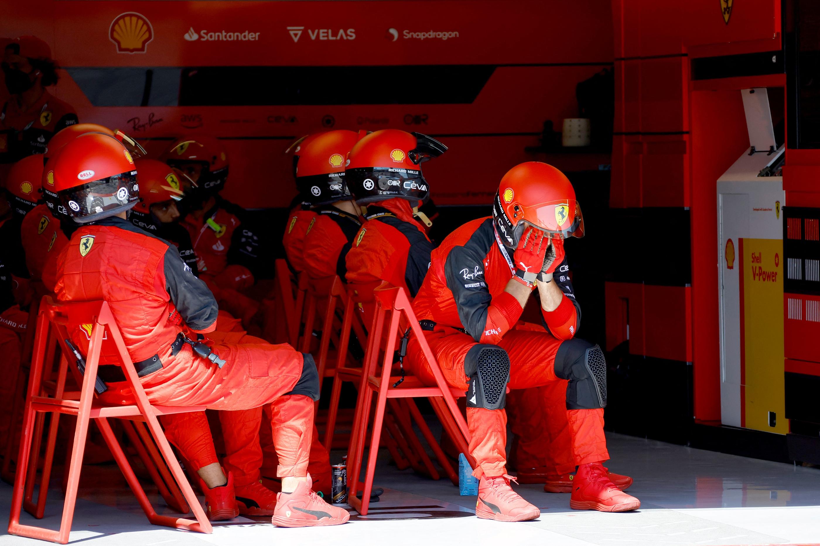 Charles Leclerc a dû abandonner au Grand Prix de France. AFP
