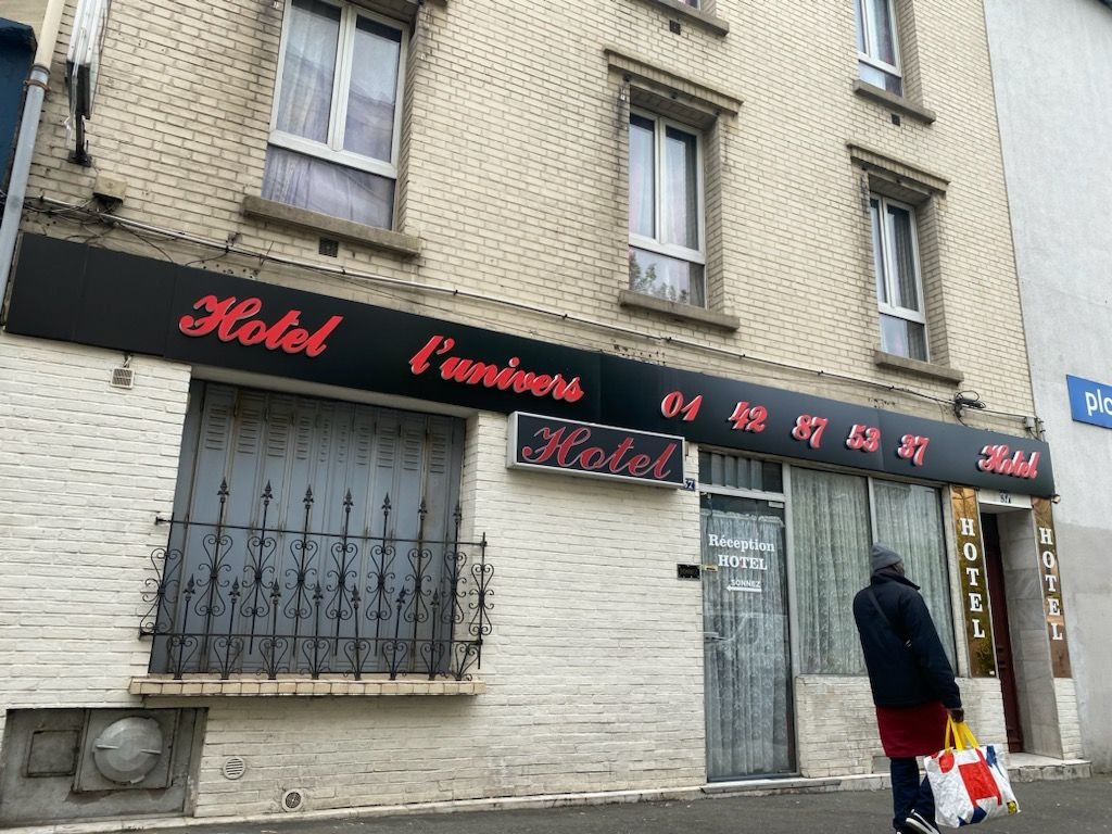 Montreuil (Seine-Saint-Denis), le 24 avril 2024. De l'hôtel l'Univers, où il emmenait ses victimes pour les violer, le marabout disait que c'était «son lieu de travail». LP/H.H.