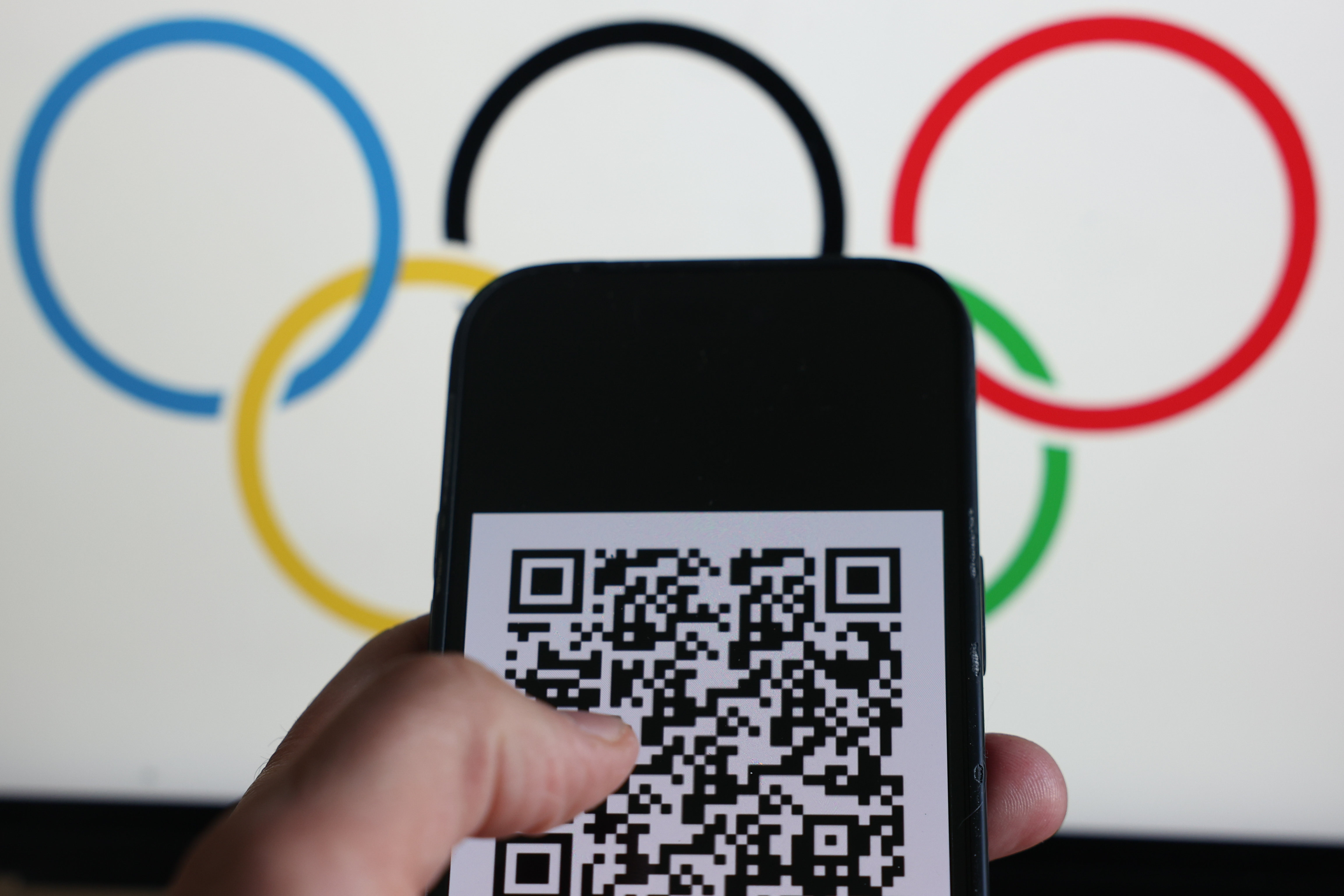 Un QR code sera nécessaire pour accéder aux périmètres sécurisés pour la cérémonie d'ouverture des Jeux olympiques de Paris 2024. (illustration) LP/Arnaud Journois