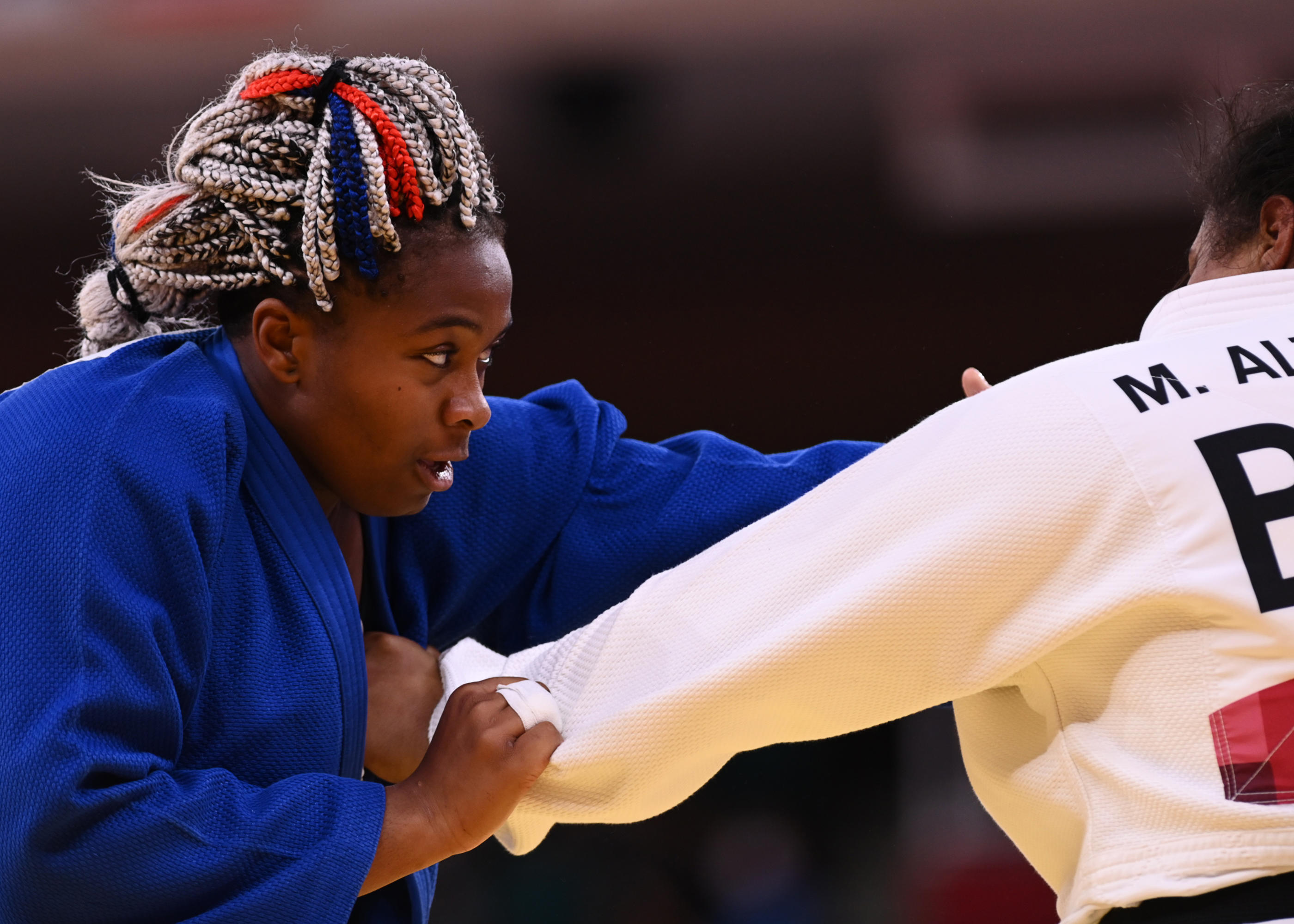 Romane Dicko concourt chez les plus de 78 kg. (Illustration) REUTERS/Annegret Hilse