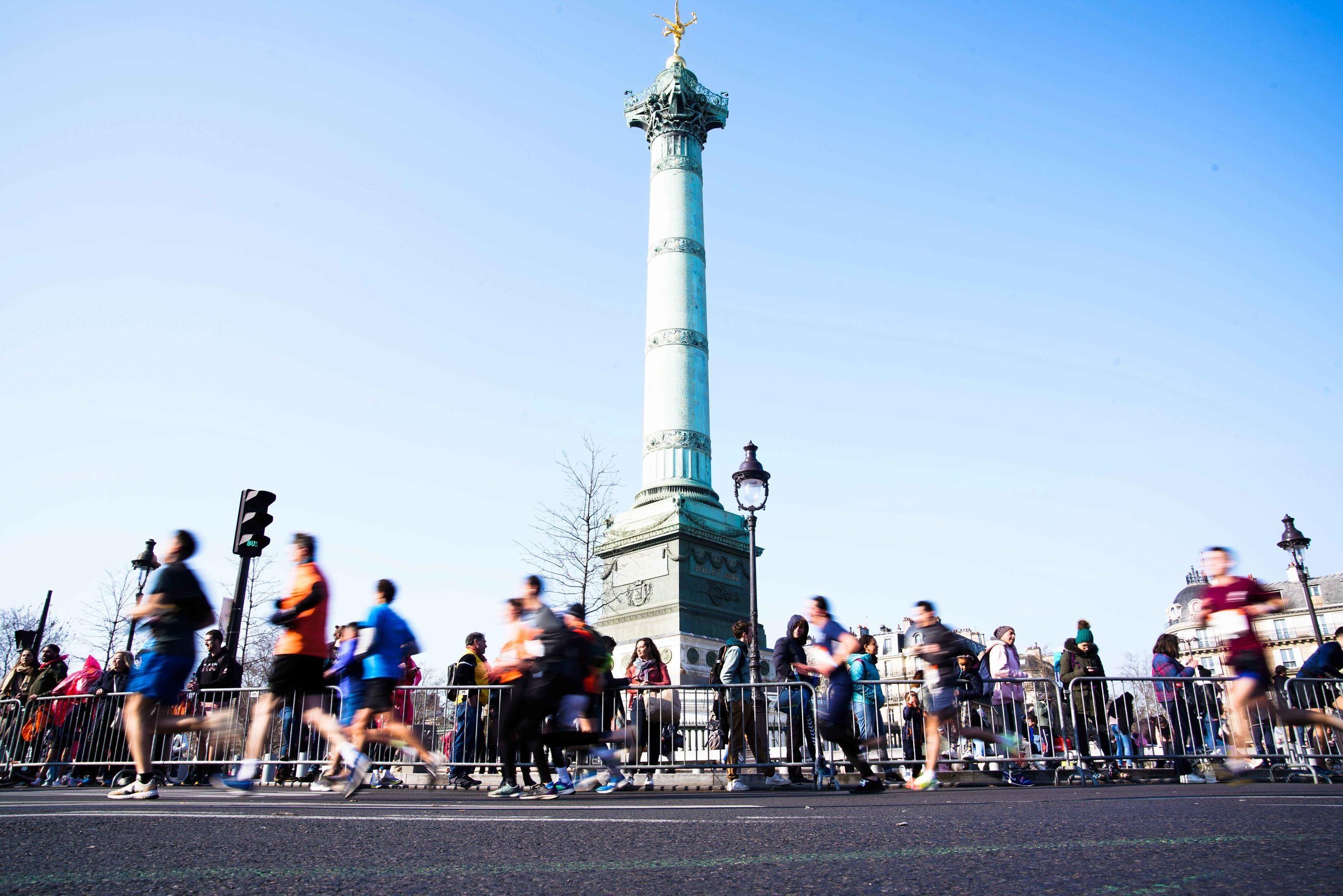 Le semi-marathon de Paris ira du boulevard Saint-Germain à la place de la Bastille via le bois de Vincennes. Guillaume Talbot/LP/Icon Sport