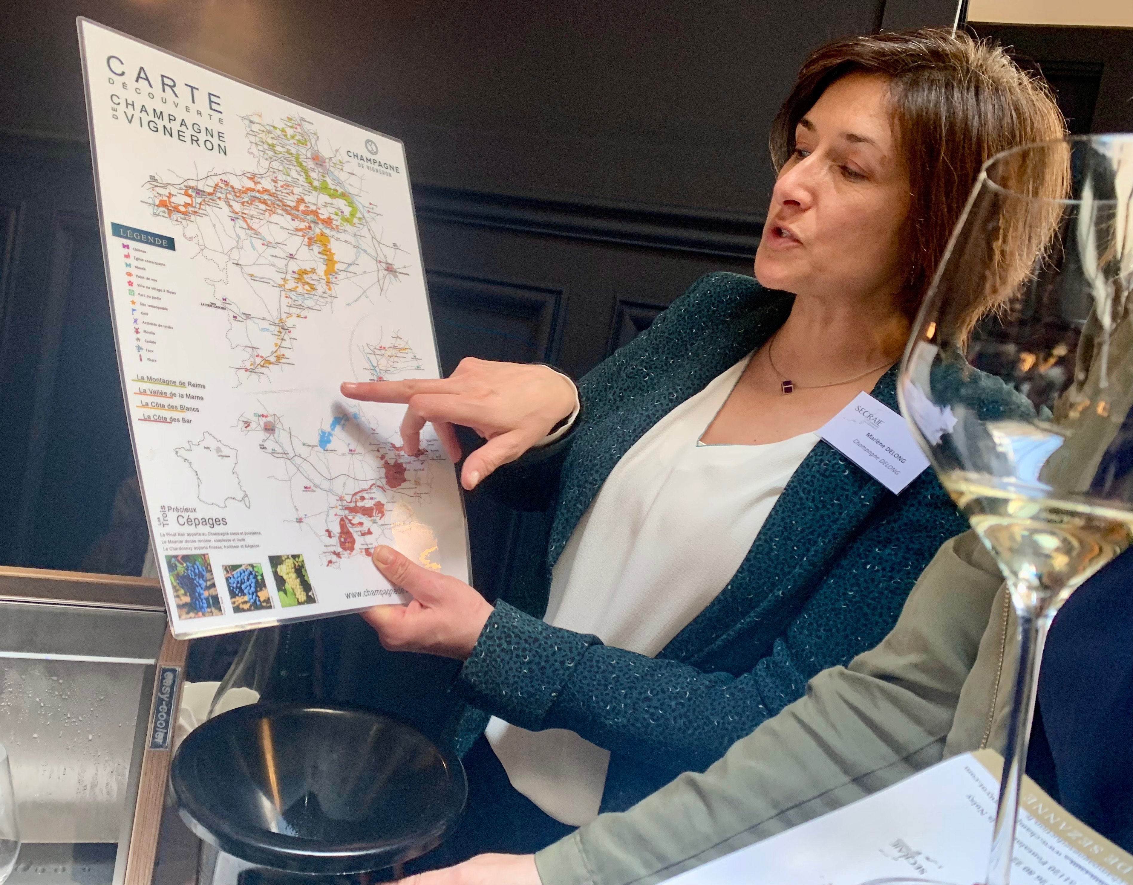 Marlène Delong, vigneronne à Allemant, sur la Côte de Sézanne, au sud de la Marne, participe depuis 2017 au Printemps des champagnes.