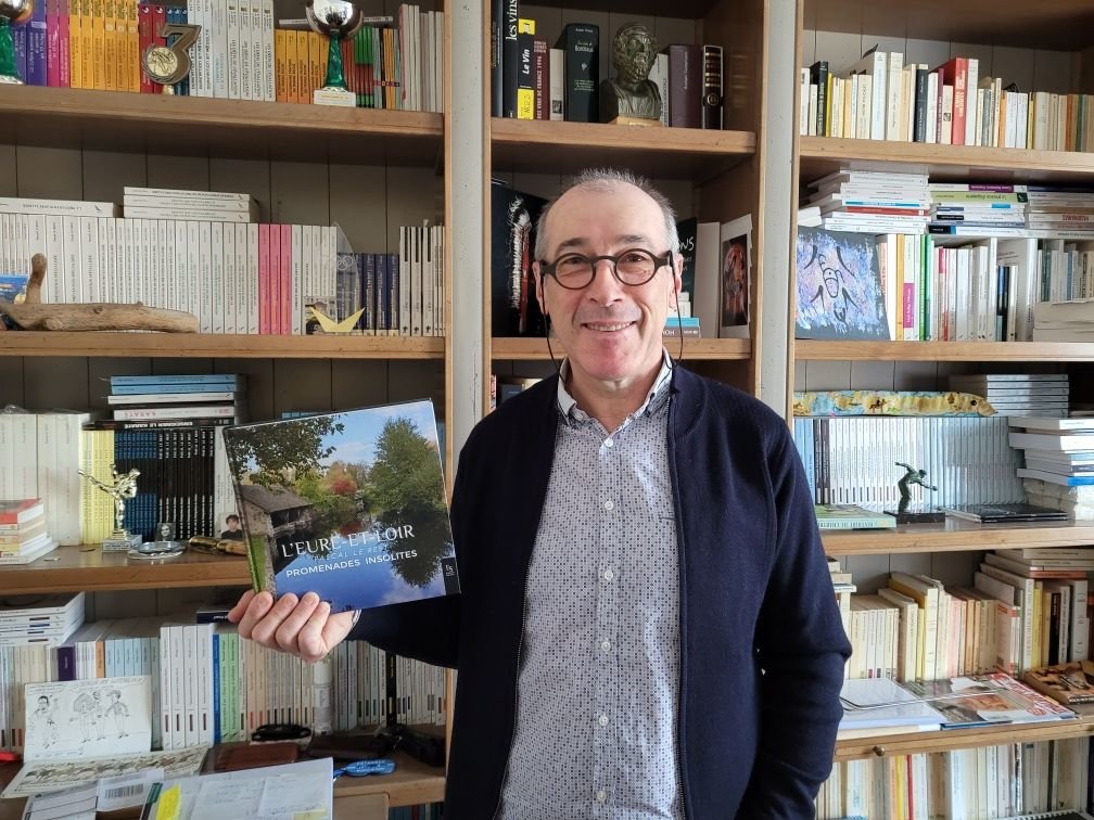 Pascal Le Rest, auteur du livre "L'Eure-et-loir, promenades insolites" aux éditions Sutton. LP/François-Xavier Rivaud