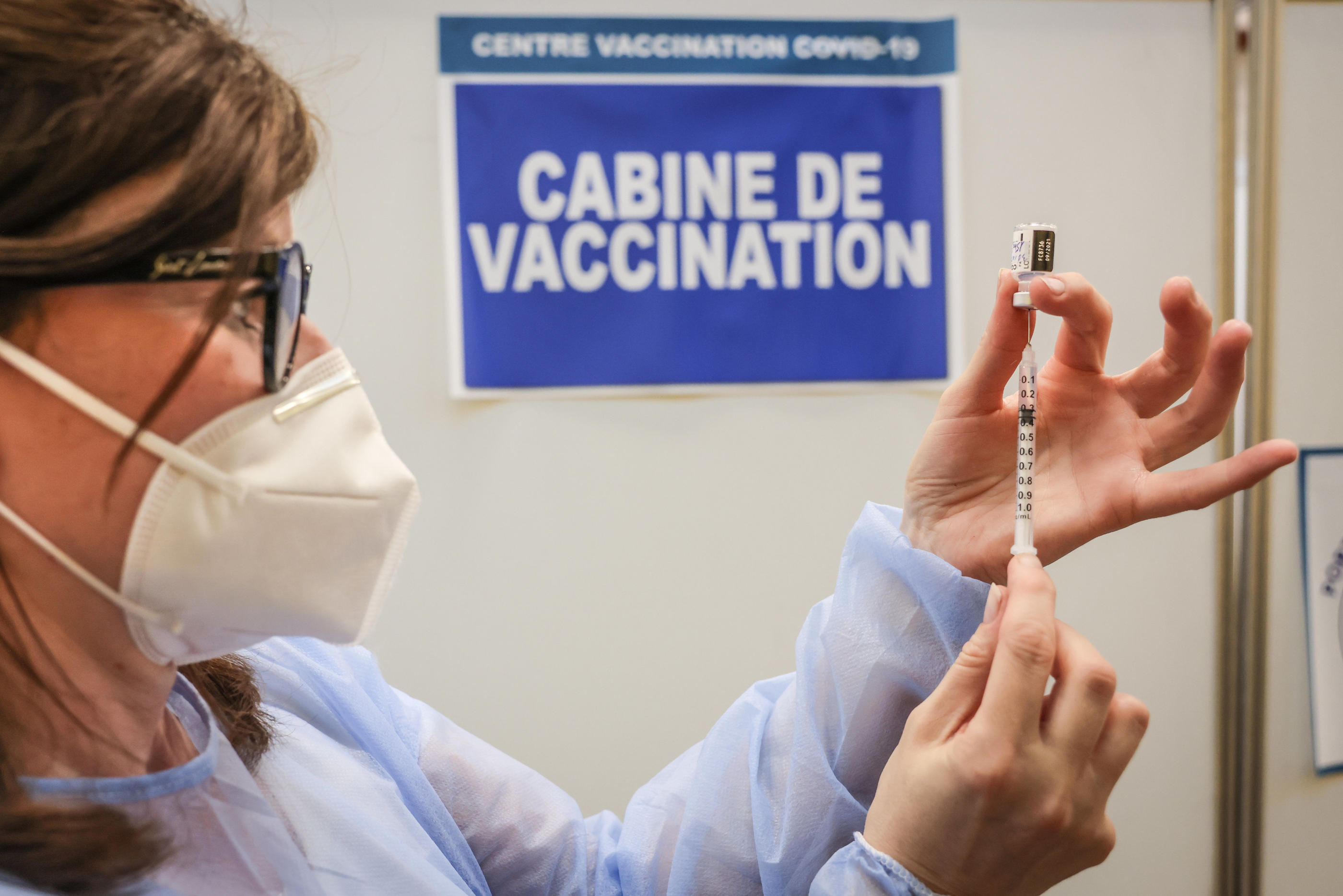 Livry-Gargan, le 31 mai 2021. Le centre de vaccination de Livry-Gargan a fermé ses portes. Il en reste cinq ouverts en Seine-Saint-Denis. LP/Frédéric Dugit