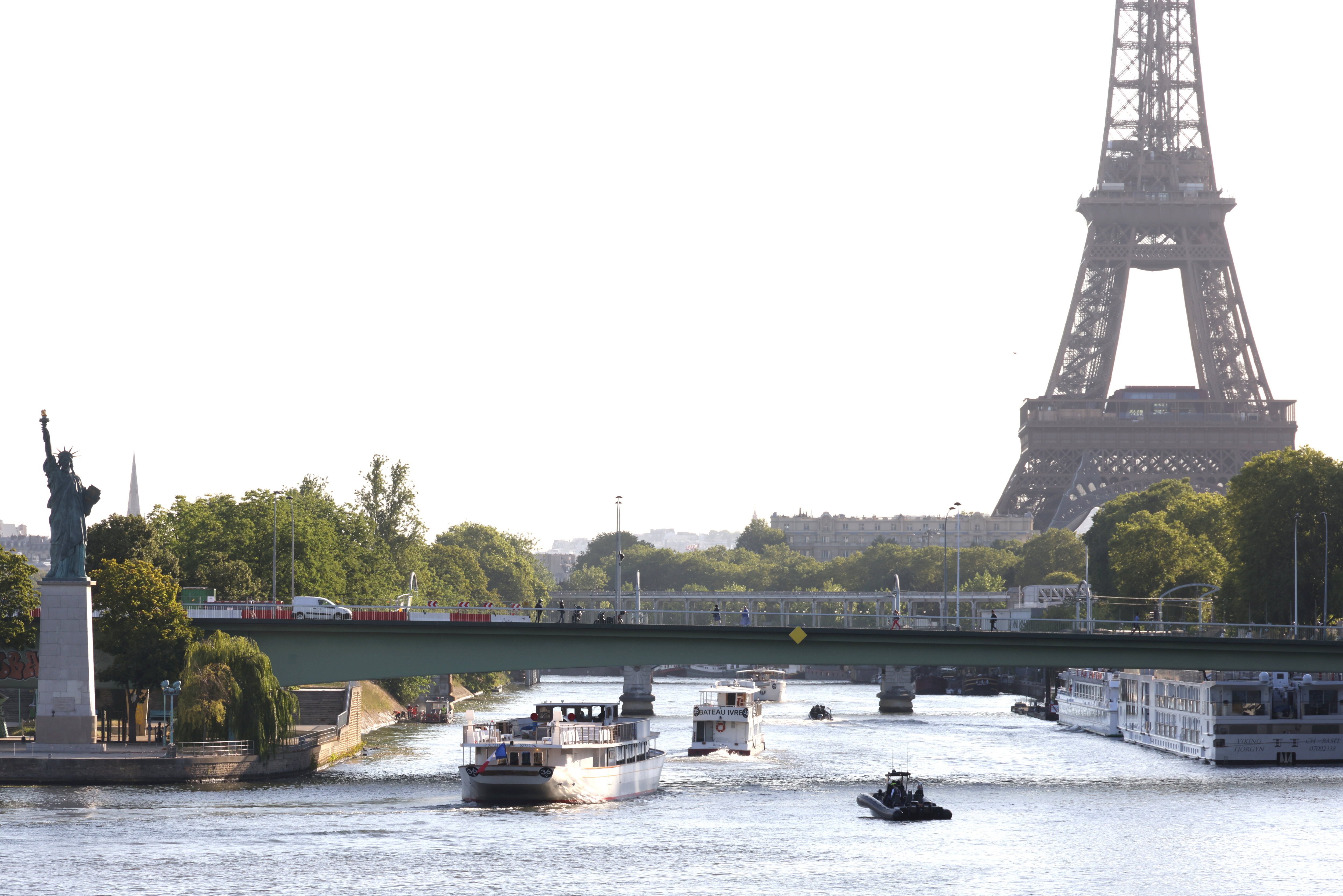 Plusieurs épreuves doivent avoir lieu dans la Seine lors des JO de Paris en 2024. LP/Delphine Goldsztejn