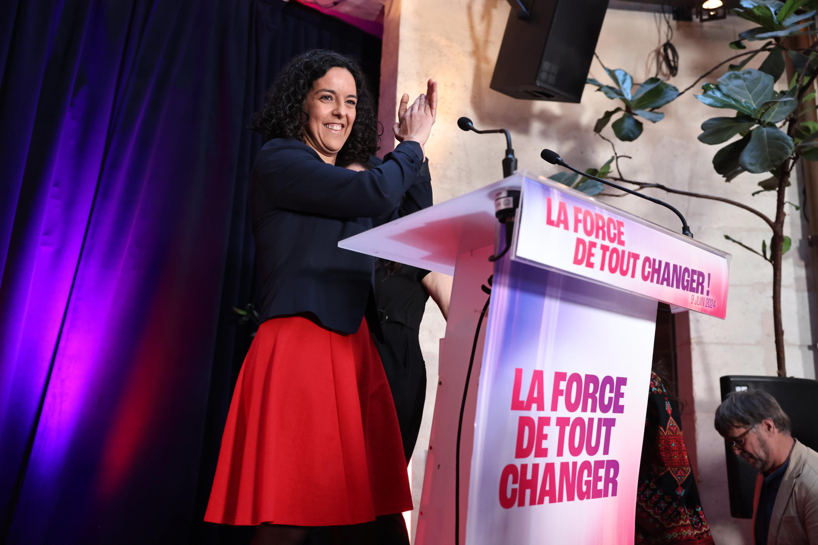 Manon Aubry souhaite que cessent les dissensions à propos du futur Premier ministre du Nouveau Front populaire en cas de victoire. LP/ Fred Dugit