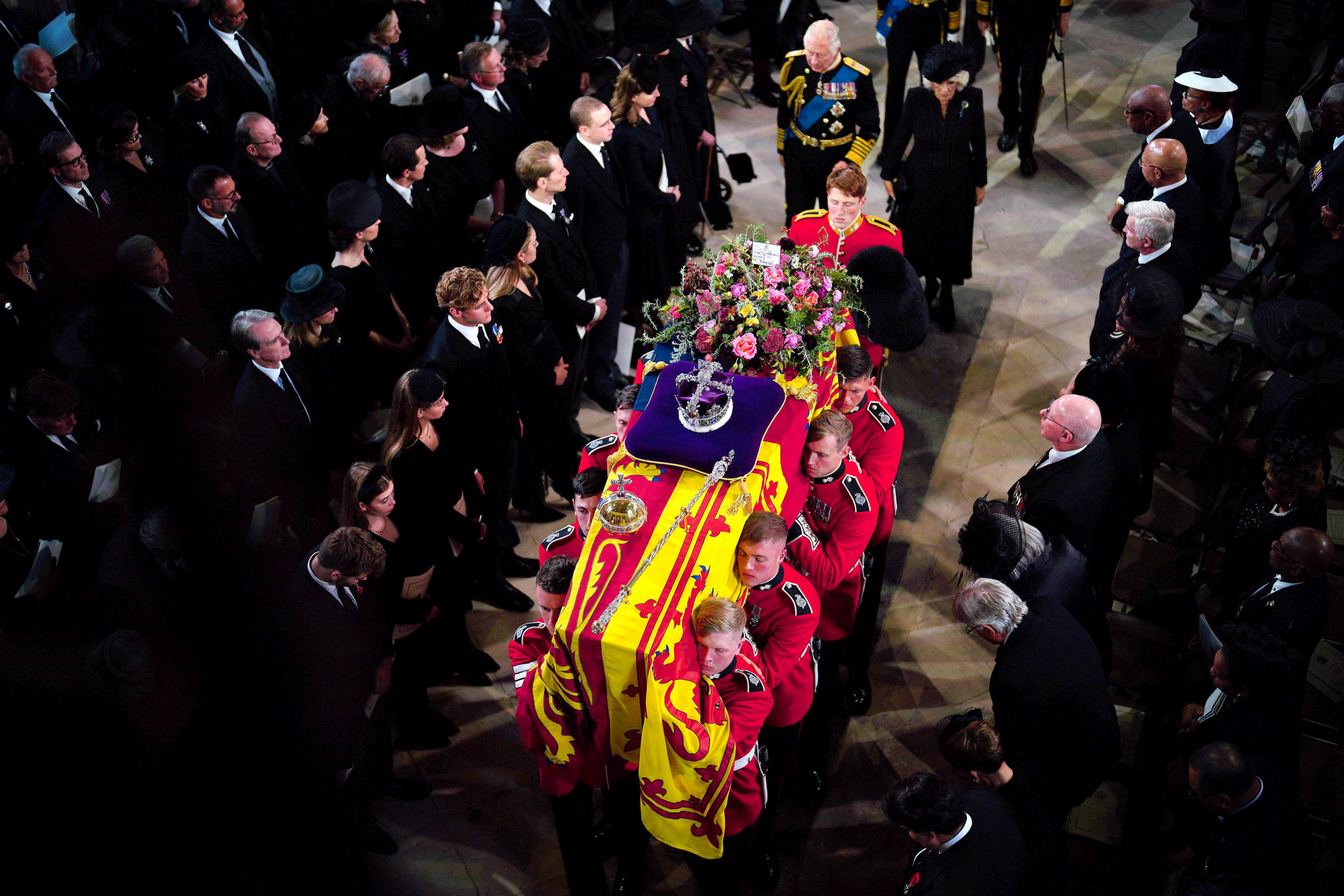 Le cercueil de la reine a été inhumé à Windsor. Reuters/Ben Birchall