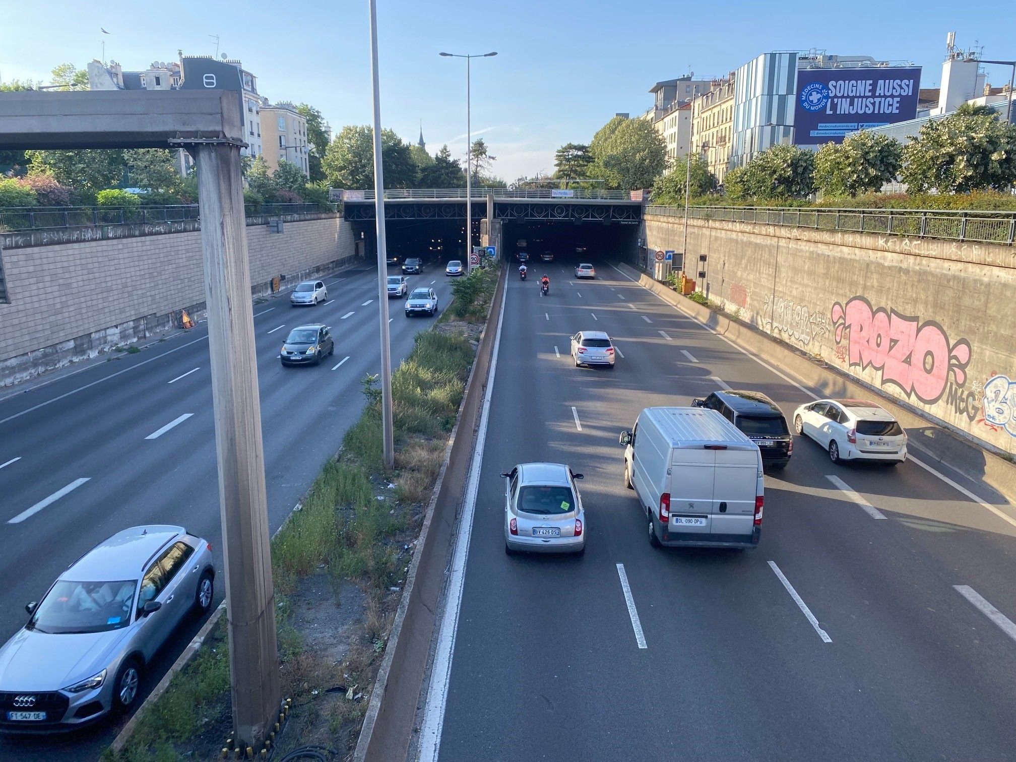 L'autoroute A1 sera fermée entre le périphérique et le stade de France durant plusieurs jours à partir de la mi-août. LP/Benoit Hasse