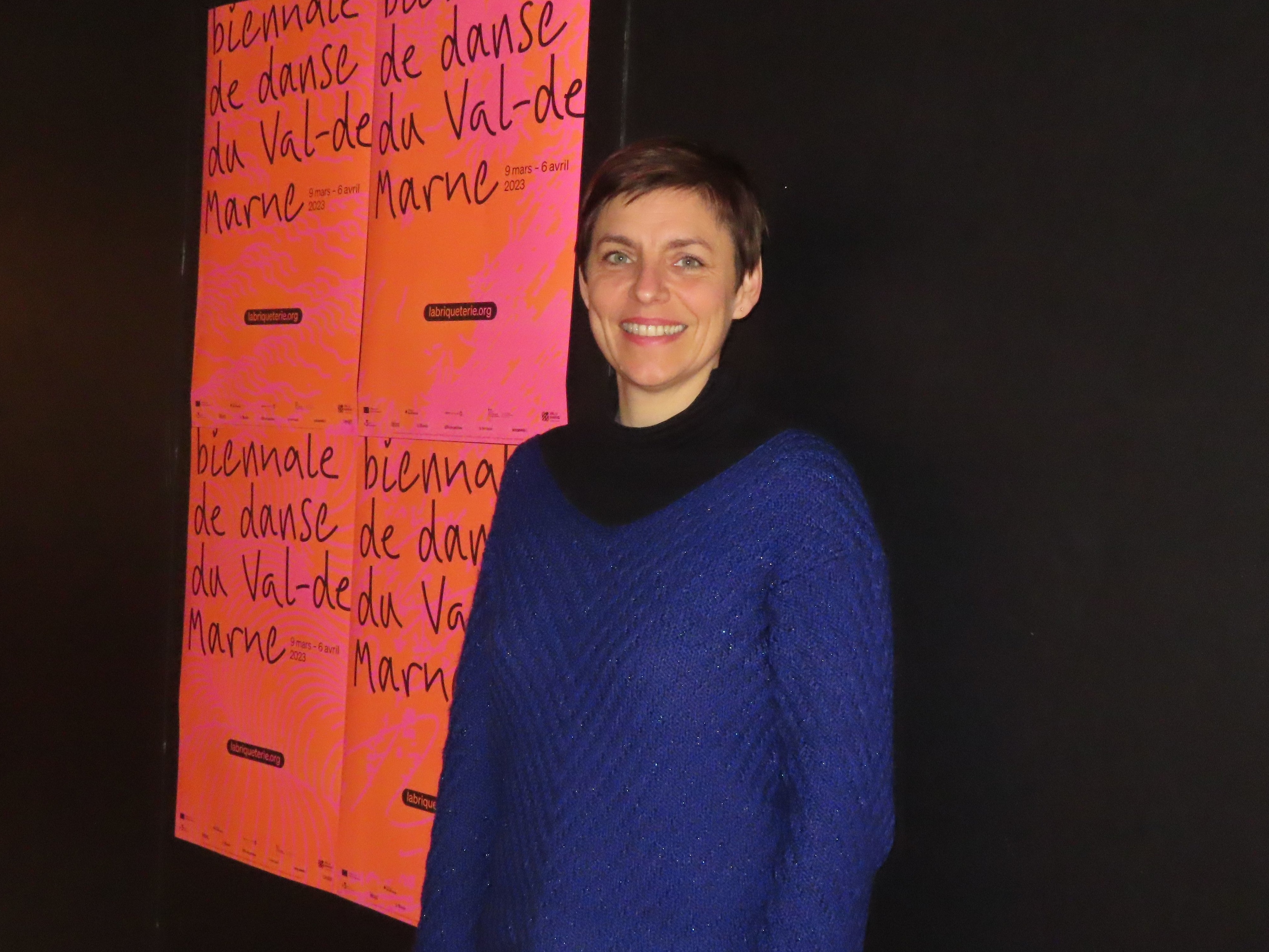 Vitry-sur-Seine, le 23 février 2023. Sandra Neuveut, la nouvelle directrice de la Briqueterie, centre de développement chorégraphique national, est à l'origine de la 22e Biennale de danse du Val-de-Marne. LP/Sylvain Deleuze