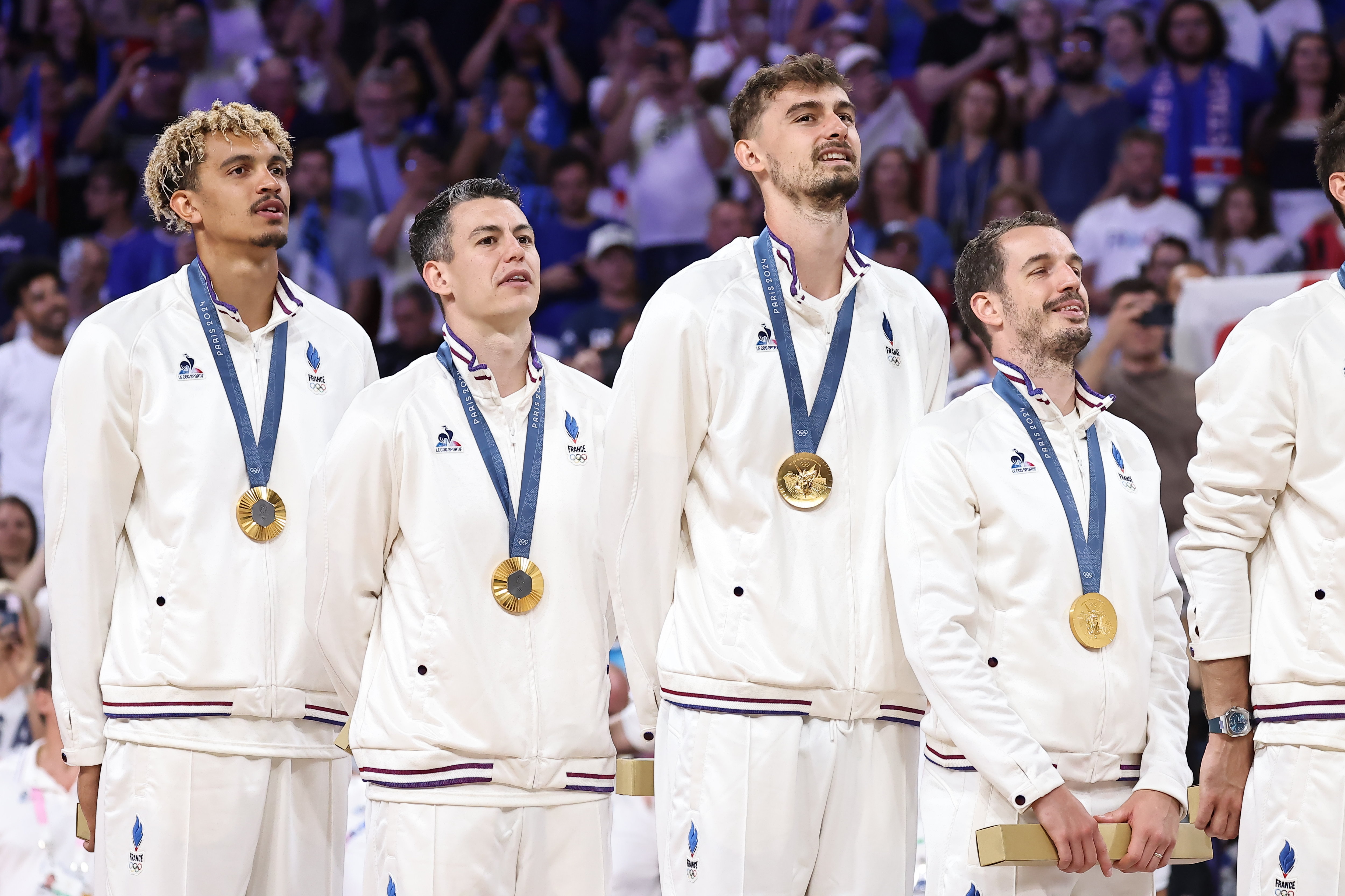 Les volleyeurs tricolores ont remporté l'une des 64 médailles françaises des Jeux olympiques de Paris 2024. LP / Fred Dugit