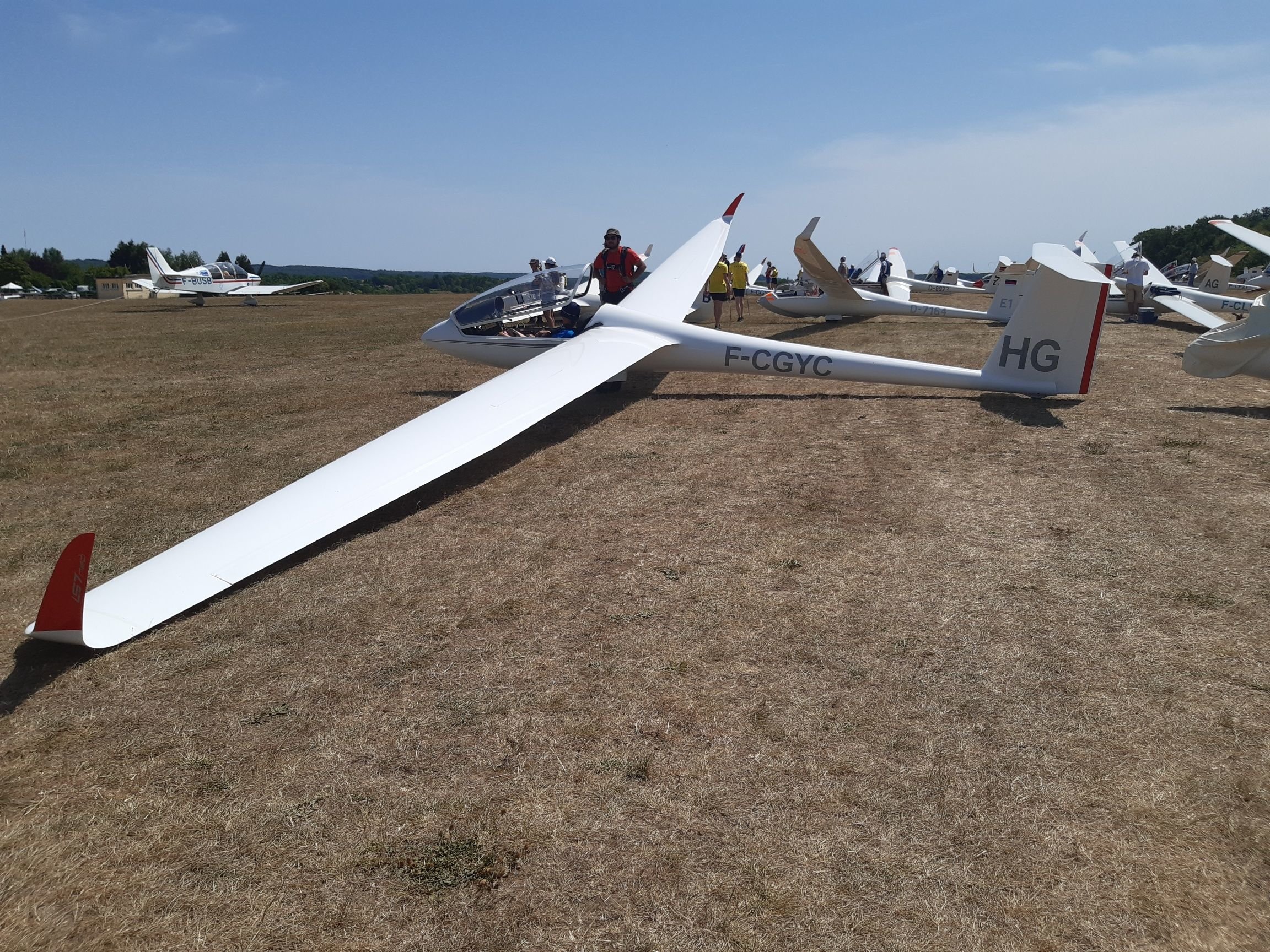 Chérence. L'aérodrome n'avait plus de nouvelle du pilote depuis environ 17 heures. Ce n'est qu'après minuit qu'ils l'ont vu arriver en stop au club. LP/Christophe Lefevre