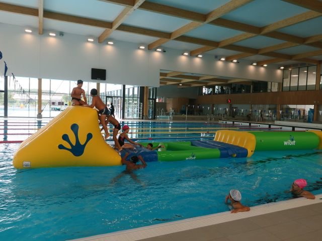 La Courneuve (Seine-Saint-Denis), le 4 septembre. Le territoire Plaine Commune bénéficie déjà de l’ouverture, début septembre, de la piscine de Marville. Suivront celles du fort d’Aubervilliers, le mois prochain, puis du Centre aquatique olympique, en juillet 2025. LP/Anthony Lieures