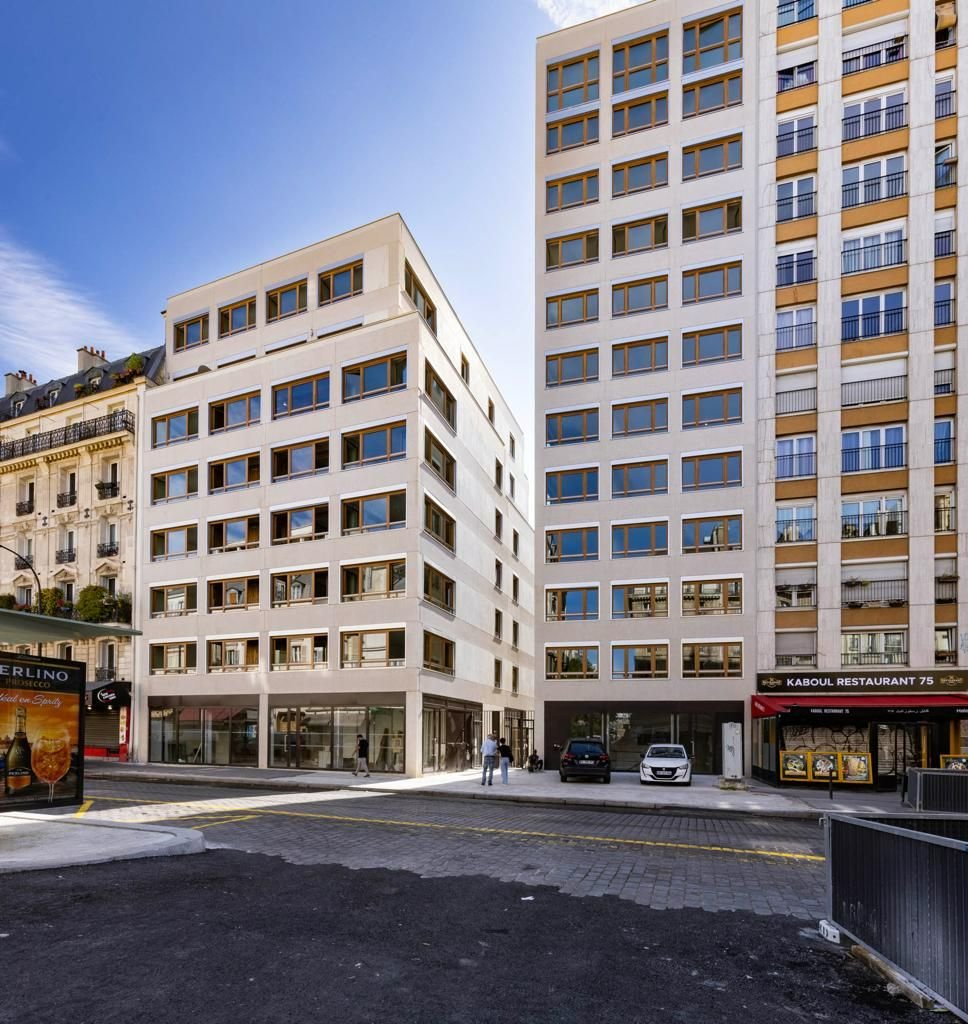 Aux 40-44 rue Marx-Dormoy à Paris (XVIIIe), les deux nouveaux immeubles sociaux ont été inaugurés les 18 septembre par Ian Brossat, l’adjoint (PCF) de la maire de Paris en charge du logement. LP/Cyril Bruneau