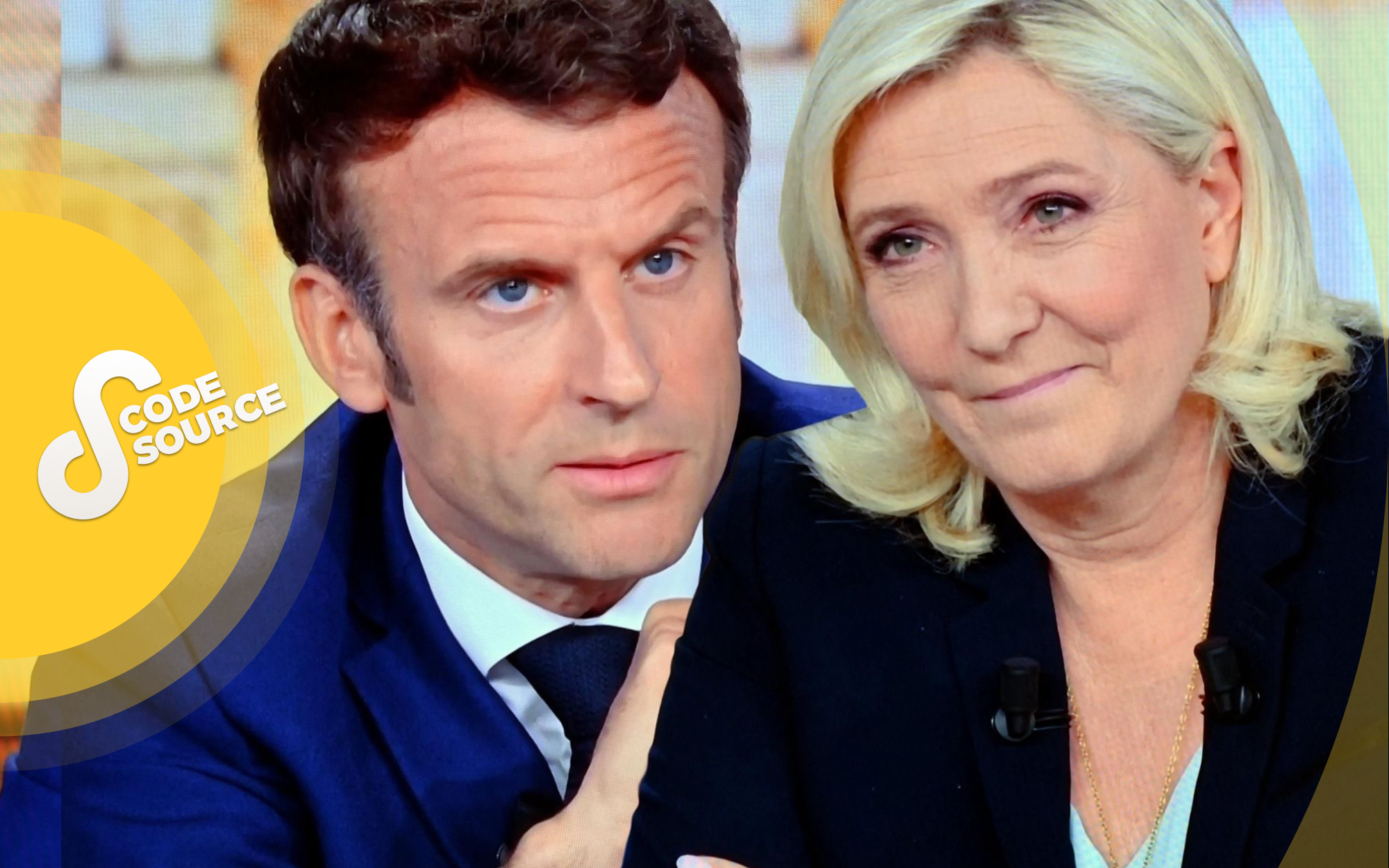 Le président sortant Emmanuel Macron et la candidate du Rassemblement national se sont affrontés pendant près de trois heures de débat, le mercredi 20 avril 2022.
