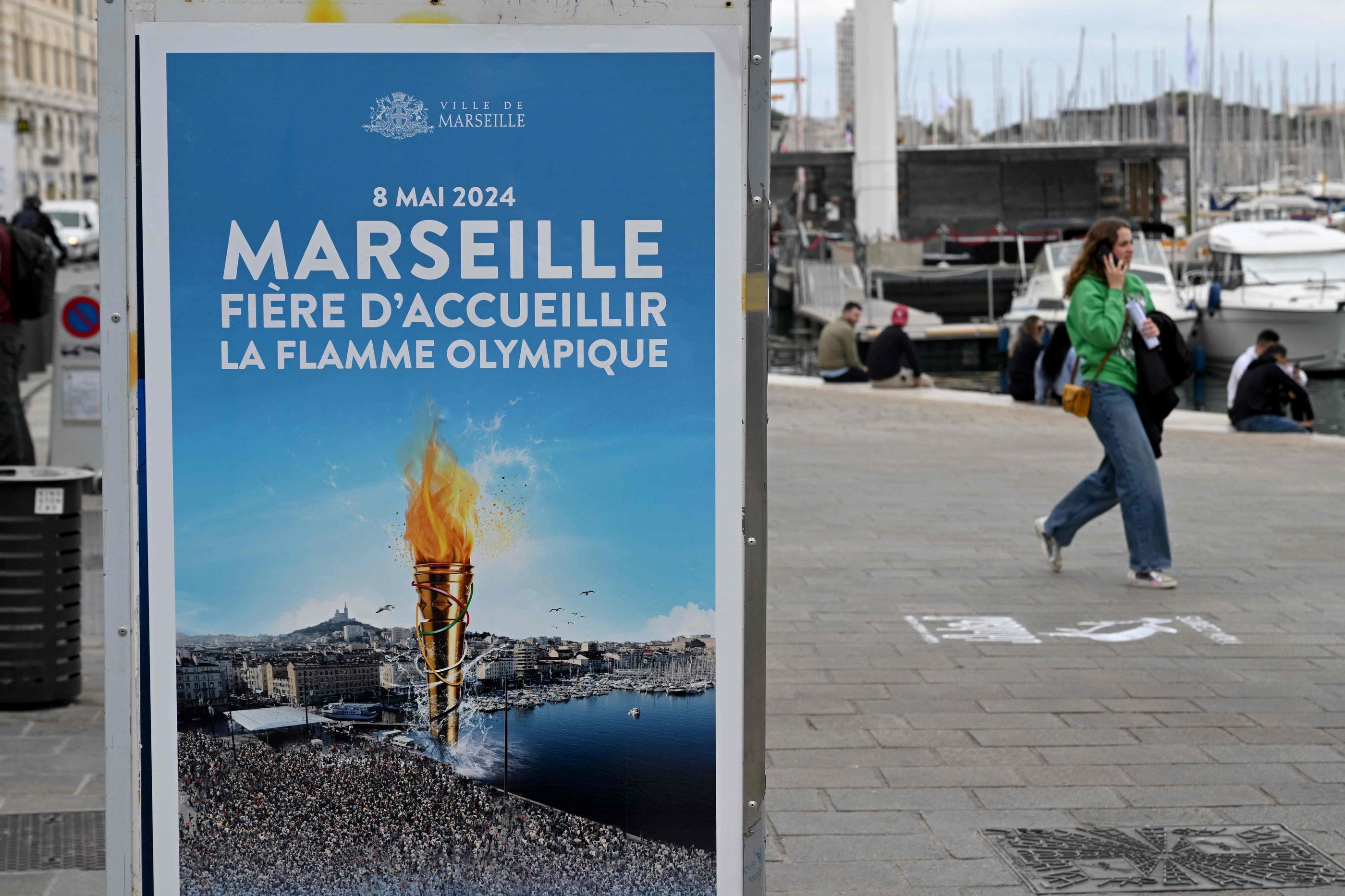 Ce mercredi soir, vers 19 heures, le «Belem» pénétrera dans le Vieux-Port, la flamme olympique à son bord, à l’issue d’une journée nautique exceptionnelle. AFP/Nicolas Tucat