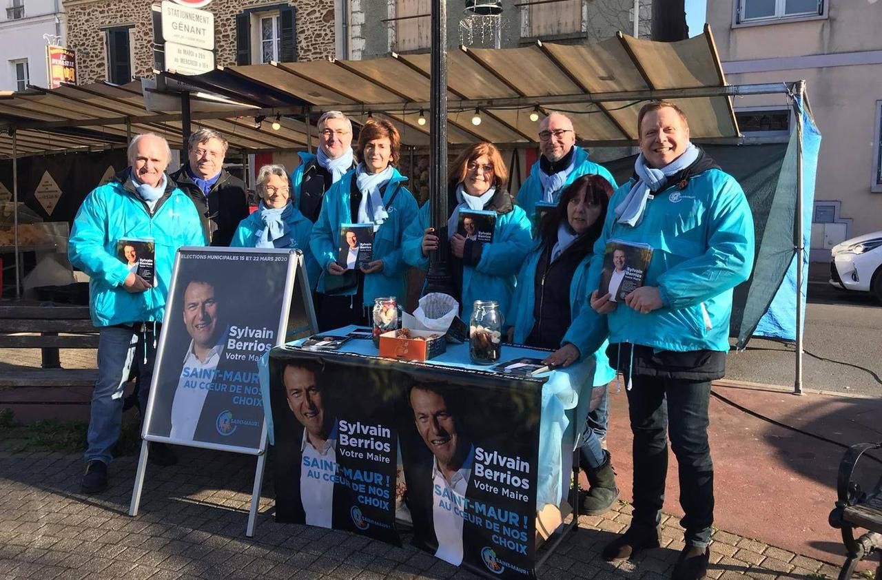 <b></b> Saint-Maur-des-Fossés. Pour la campagne du maire LR Sylvain Berrios, les équipes arborent un bleu ciel, jusqu’aux gâteaux faits maison.