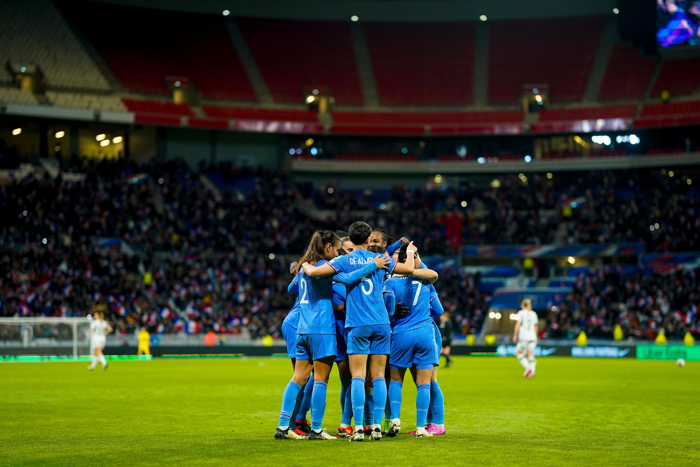 Les Bleues ont enchanté les 30 267 spectateurs réunis au Groupama Stadium (Décines) lors de la demi-finale de Ligue des nations. Icon Sport/Hugo Pfeiffer