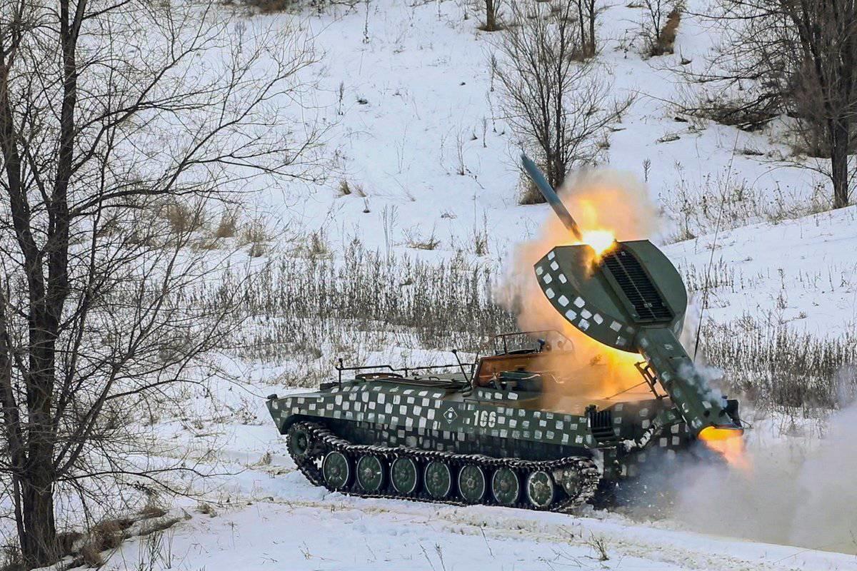 Des entraînements des forces armées russes à l'est de la frontière ukrainienne, le 21 janvier. EPN/Newsroom/Sipa