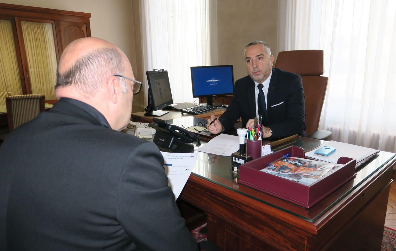 <b></b> Melun, décembre 2016. Jean-Benoît Dubois, le directeur départemental de la Banque de France, est aussi le médiateur du crédit aux entreprises. 