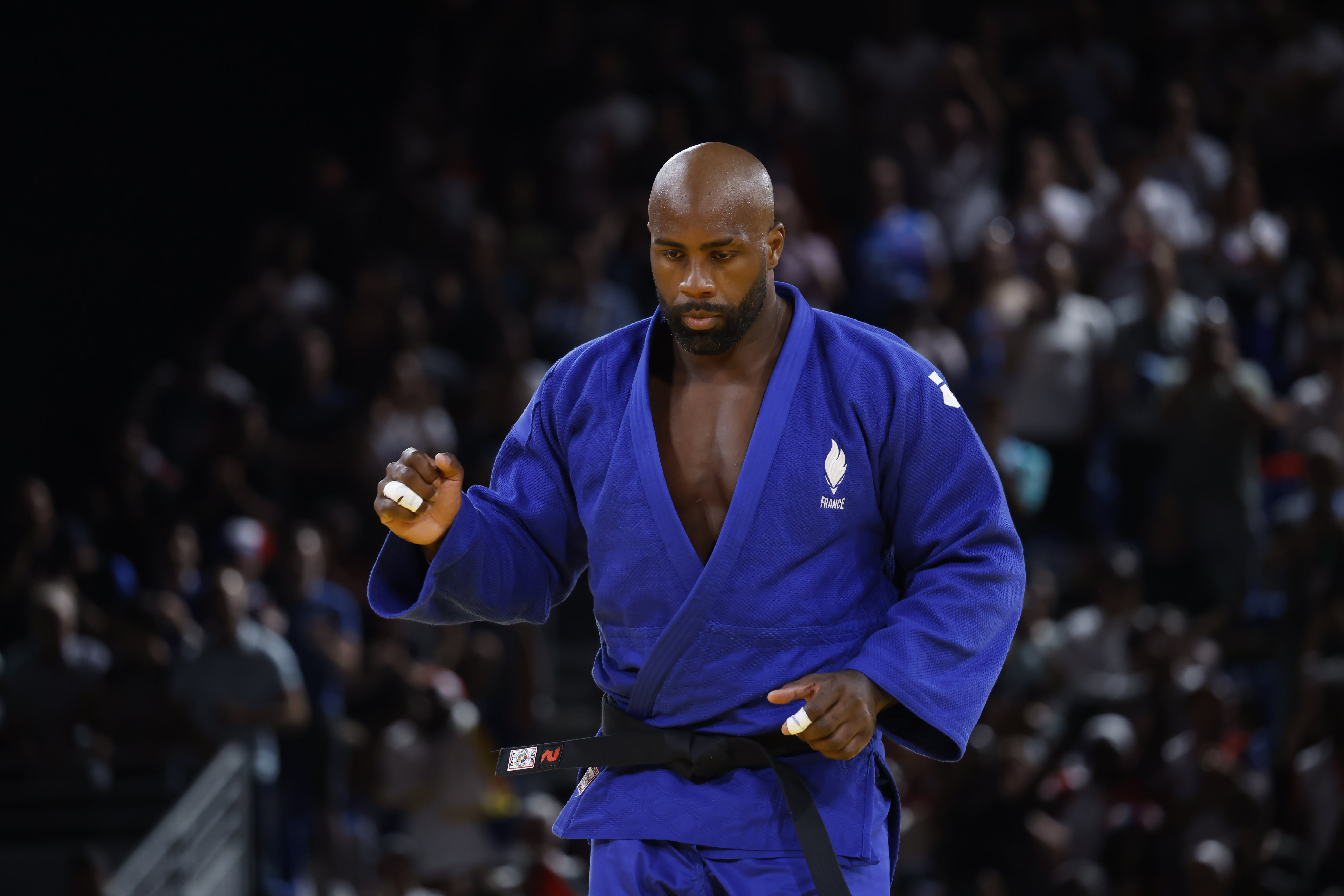 En démonstration en demi-finale, Teddy Riner visera un troisième titre olympique individuel. LP/Olivier Corsan