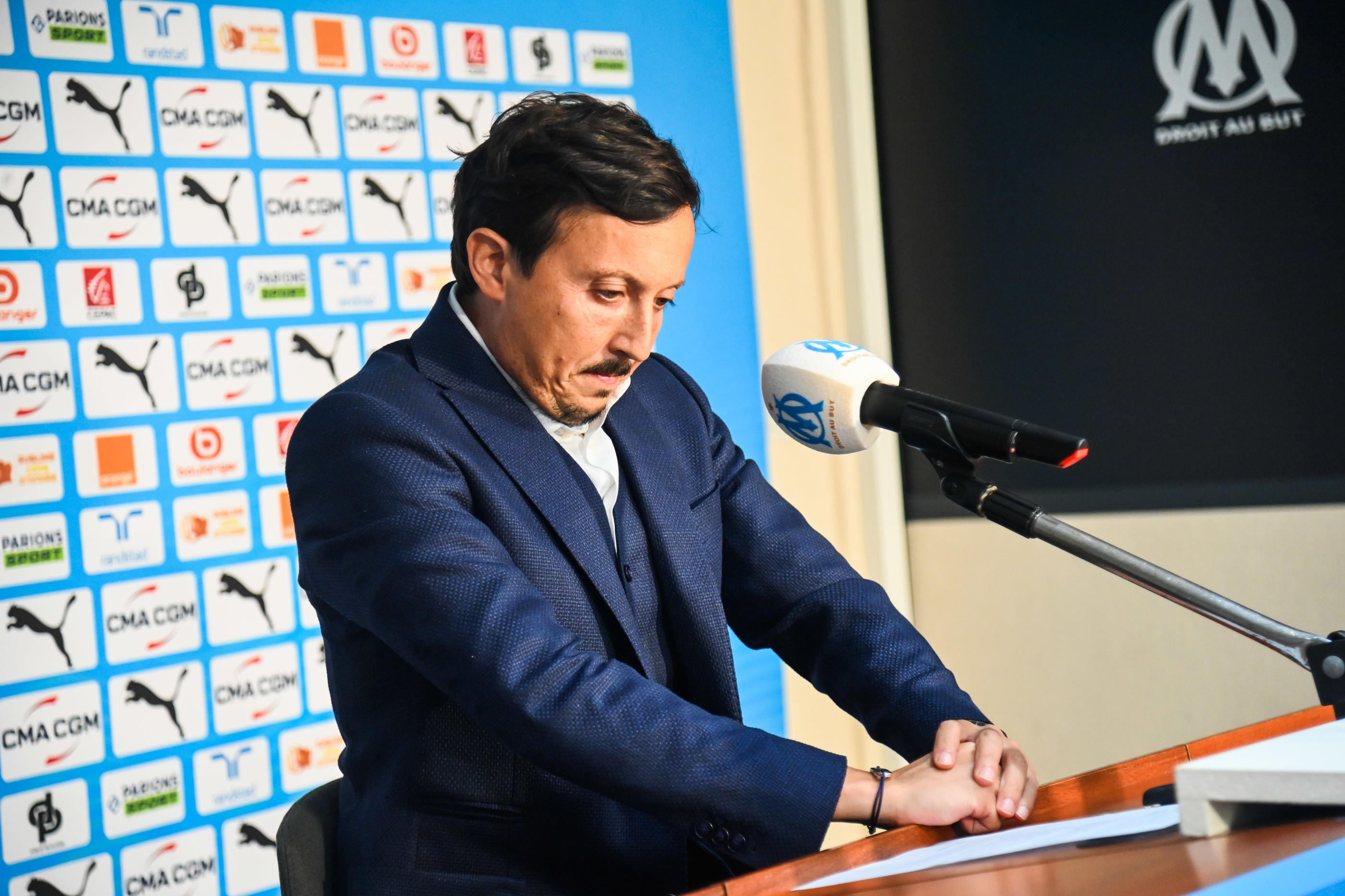Pablo Longoria reste président de l'Olympique de Marseille. (Photo Alexandre Dimou/Alexpress/Icon Sport)
