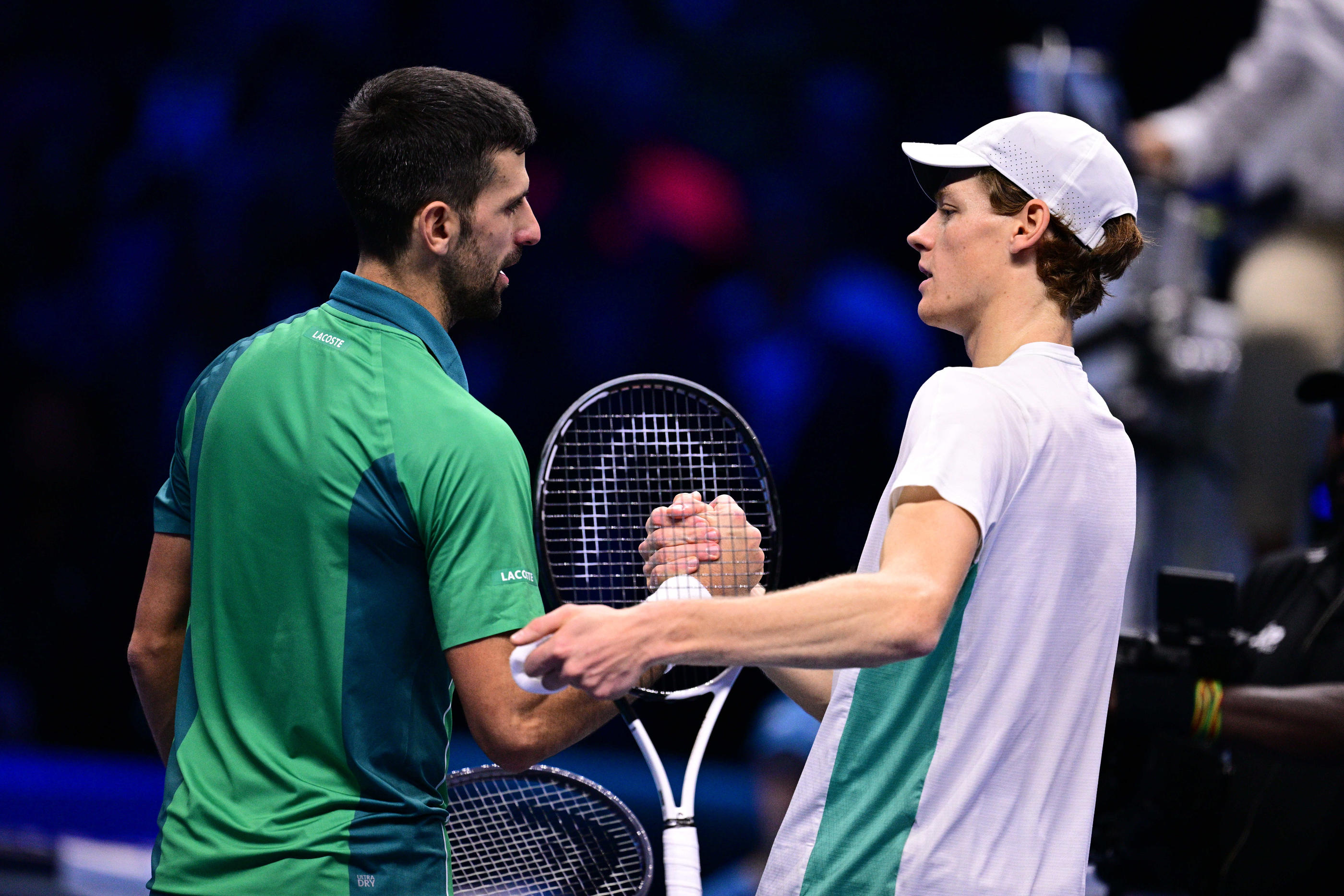 En novembre, les deux joueurs s'étaient affrontés en finale du Masters. Un match qui a tourné en faveur de Novak Djokovic. Icon sport / LaPresse