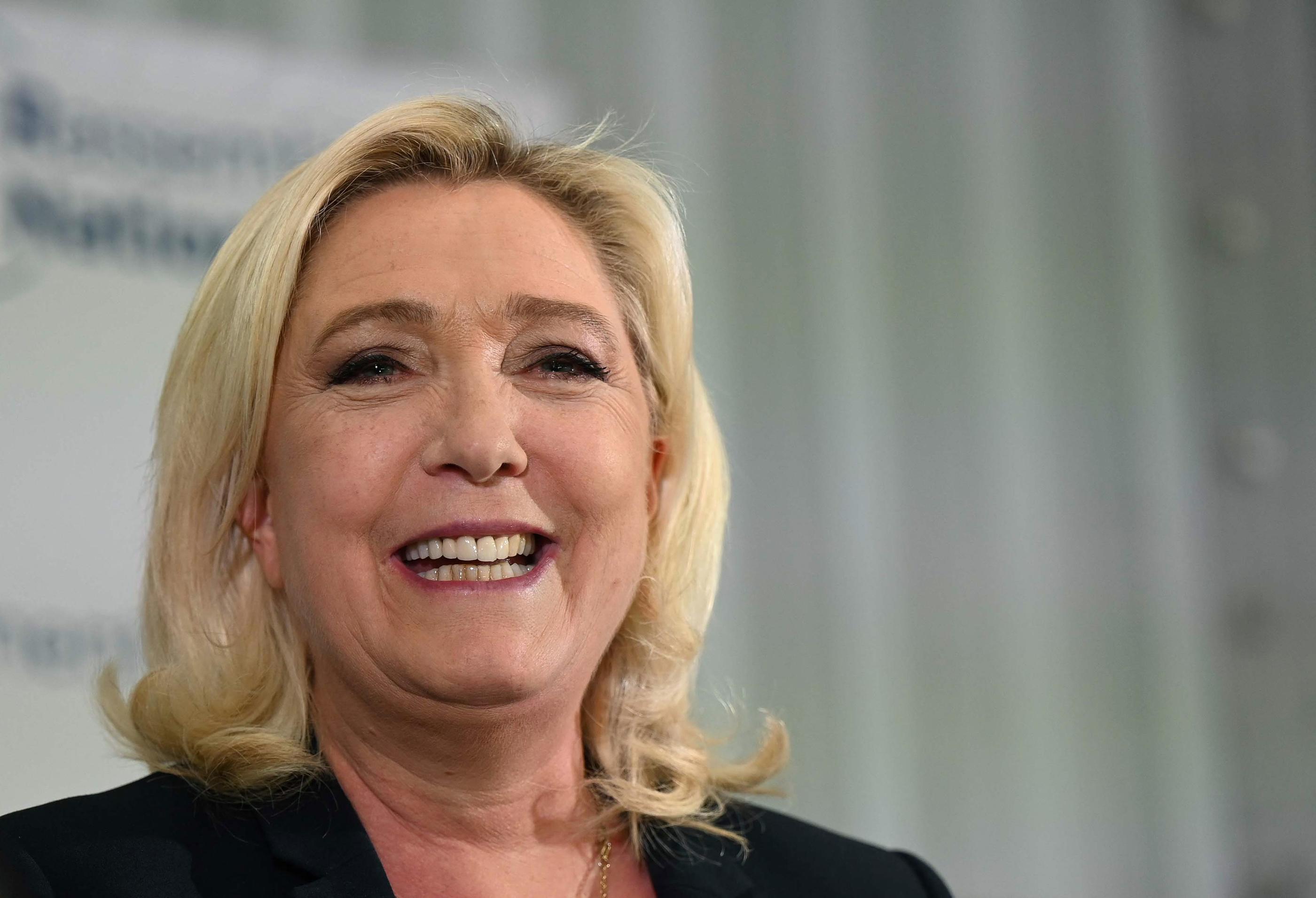Marine Le Pen s'est félicitée du score du FN. AFP/Denis Charlet