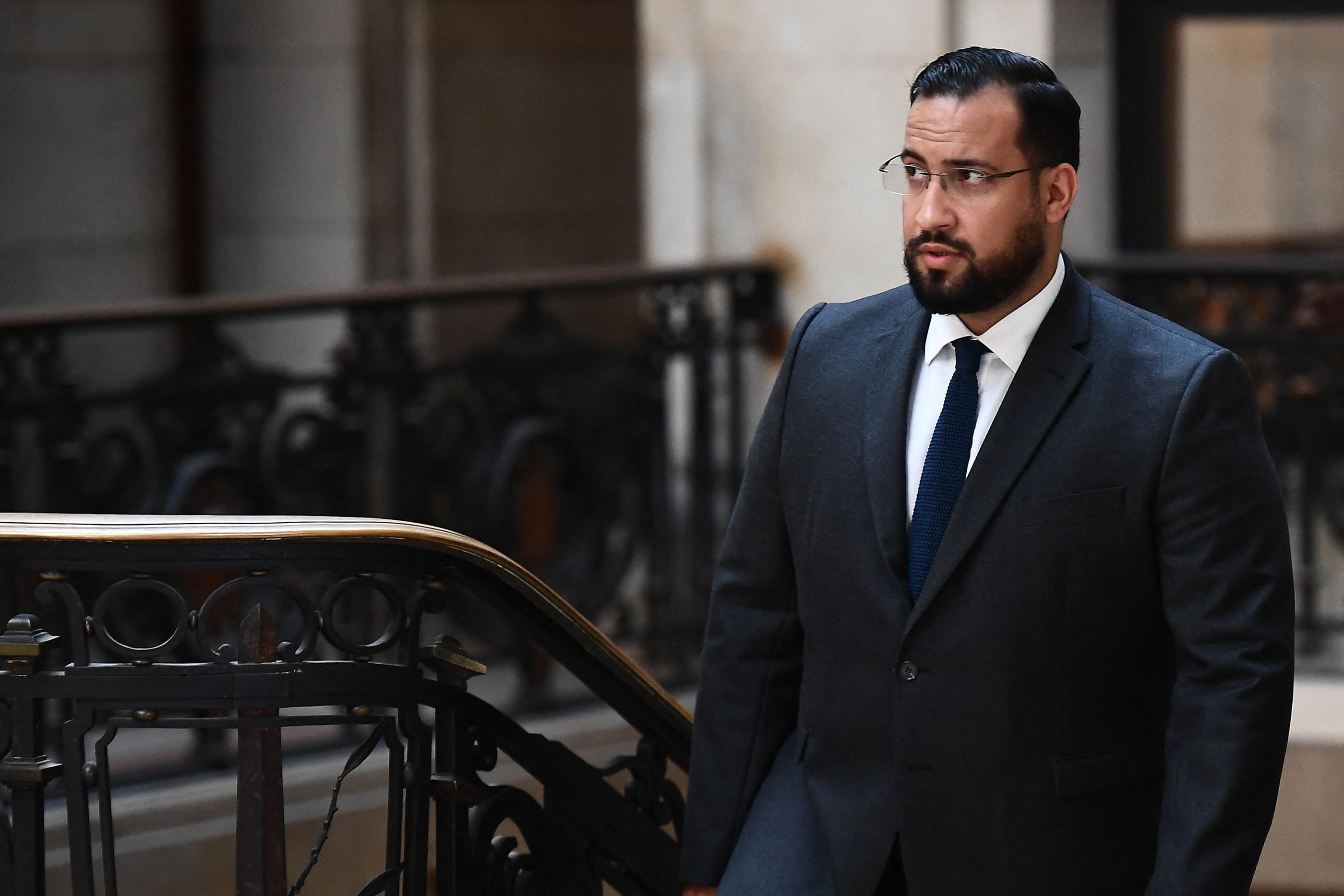 Alexandre Benalla au palais de justice de Paris, le 9 juin 2023. AFP/Christophe ARCHAMBAULT