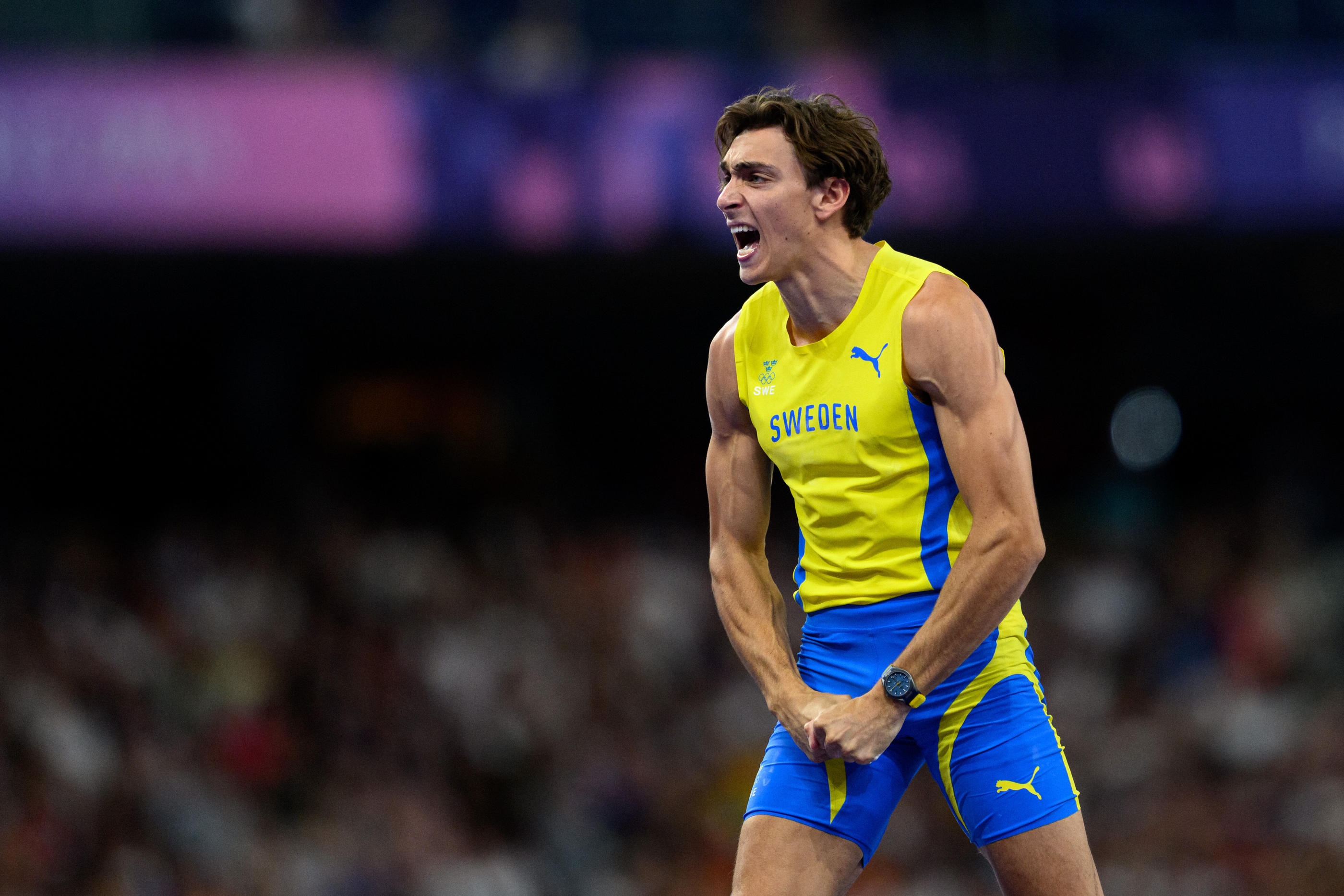 Armand Duplantis décroche son deuxième titre olympique à 24 ans. Photo Icon Sport