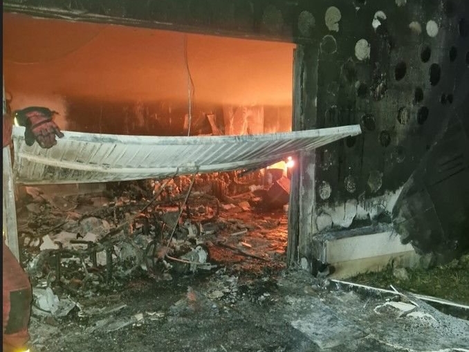 Le garage du poste de police municipale de Villepinte a été attaqué et incendié dans la nuit du 29 au 30 juin 2023. DR