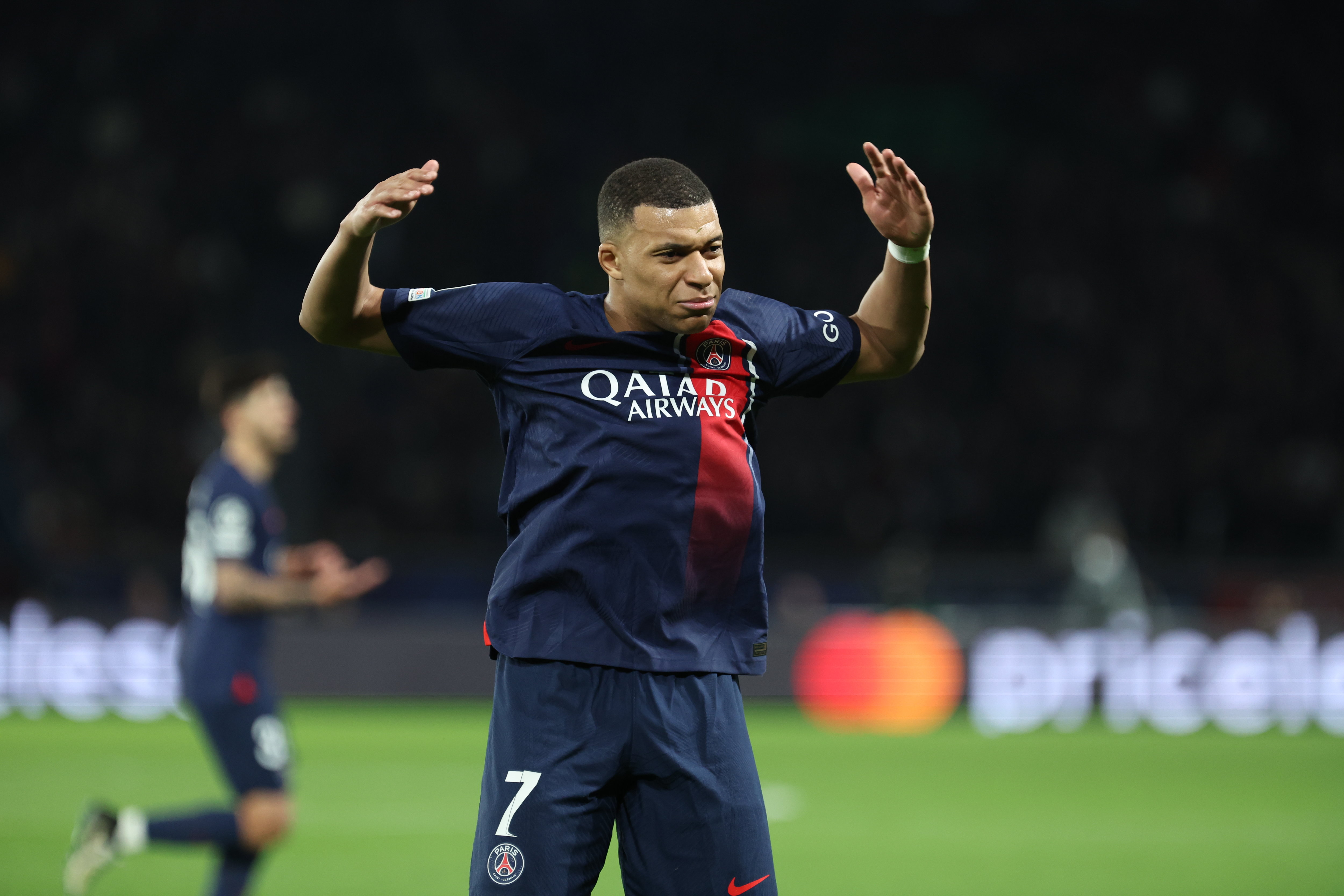 Kylian Mbappé a ouvert la marque à la 58e minute. LE PARISIEN / ARNAUD JOURNOIS
