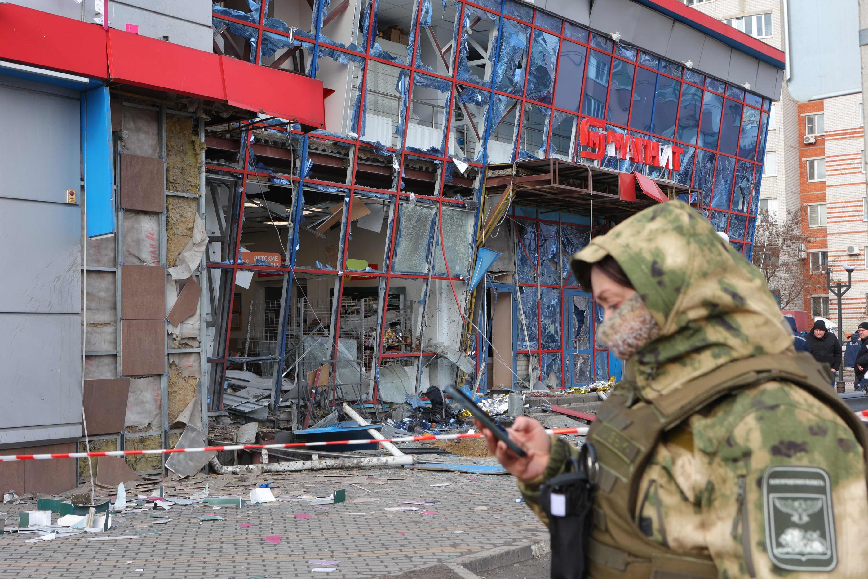 La ville russe de Belgorod est régulièrement la cible des ukrainiens. AFP/STRINGER