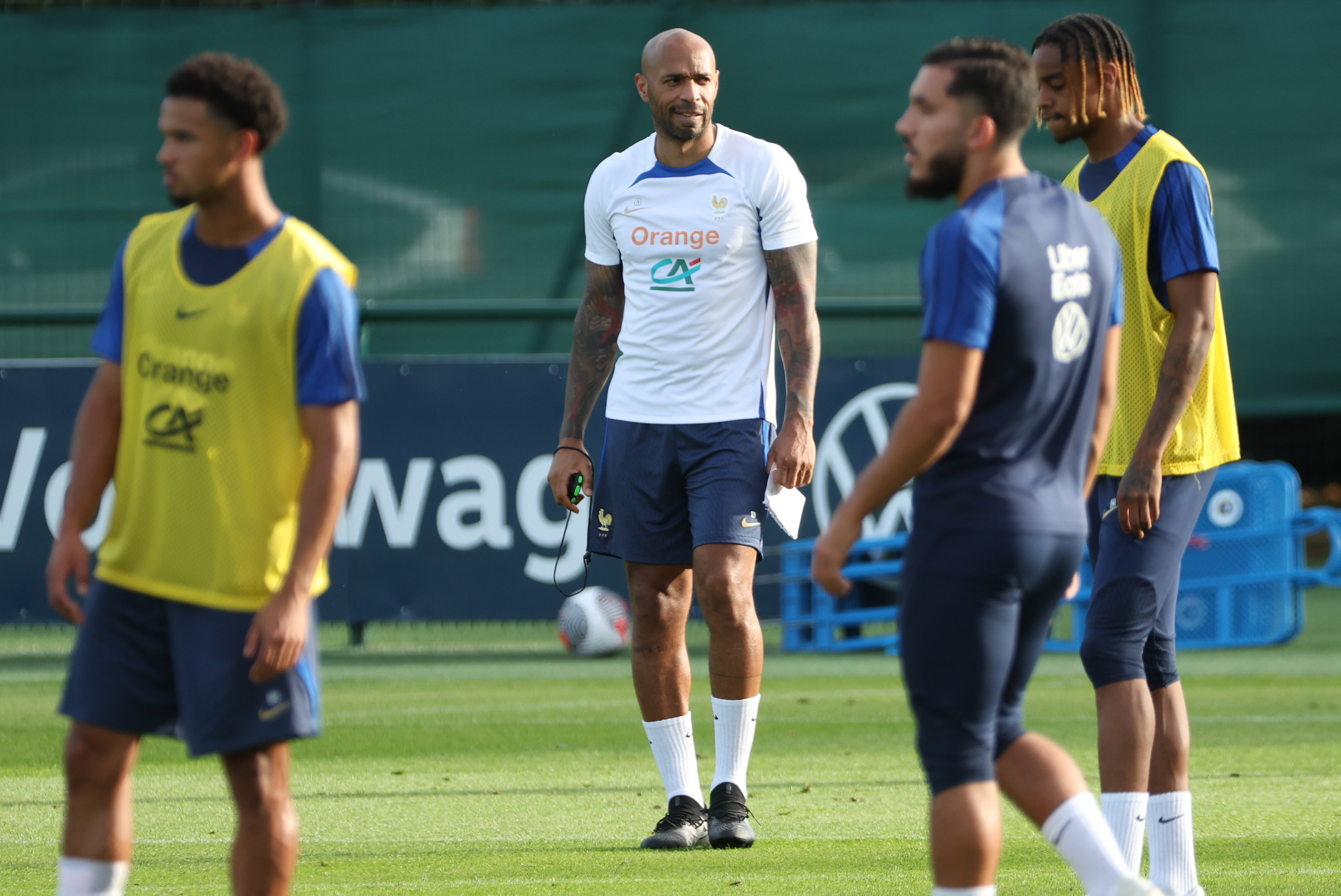 Photos.. France Espoirs - Danemark : la soirée de Thierry Henry