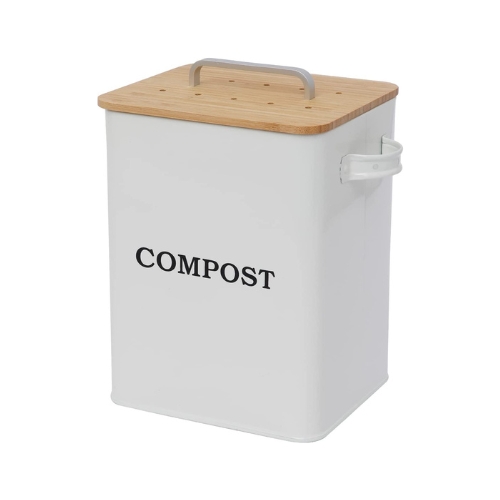 Seau à compost 7 litres Vert - Cdiscount Maison