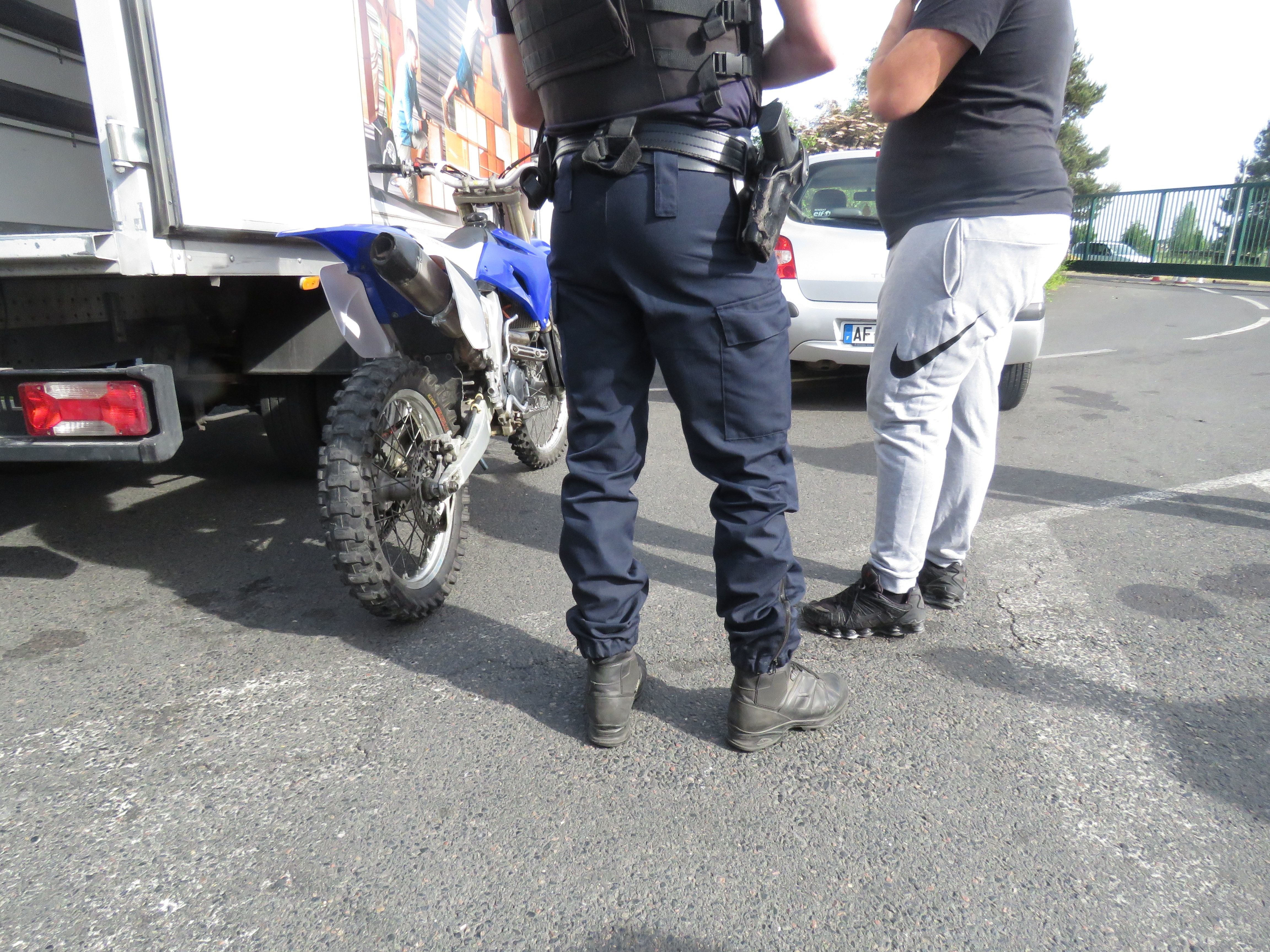 Les policiers en patrouille ce dimanche dans les Yvelines ont saisi de nombreuses moto-cross (Illustration). LP/T.C.