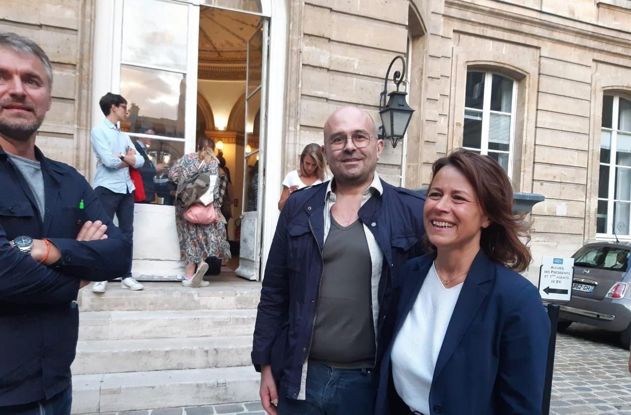 <b></b> Paris, ce dimanche soir. Delphine Burkli a été réélue maire du IXe.