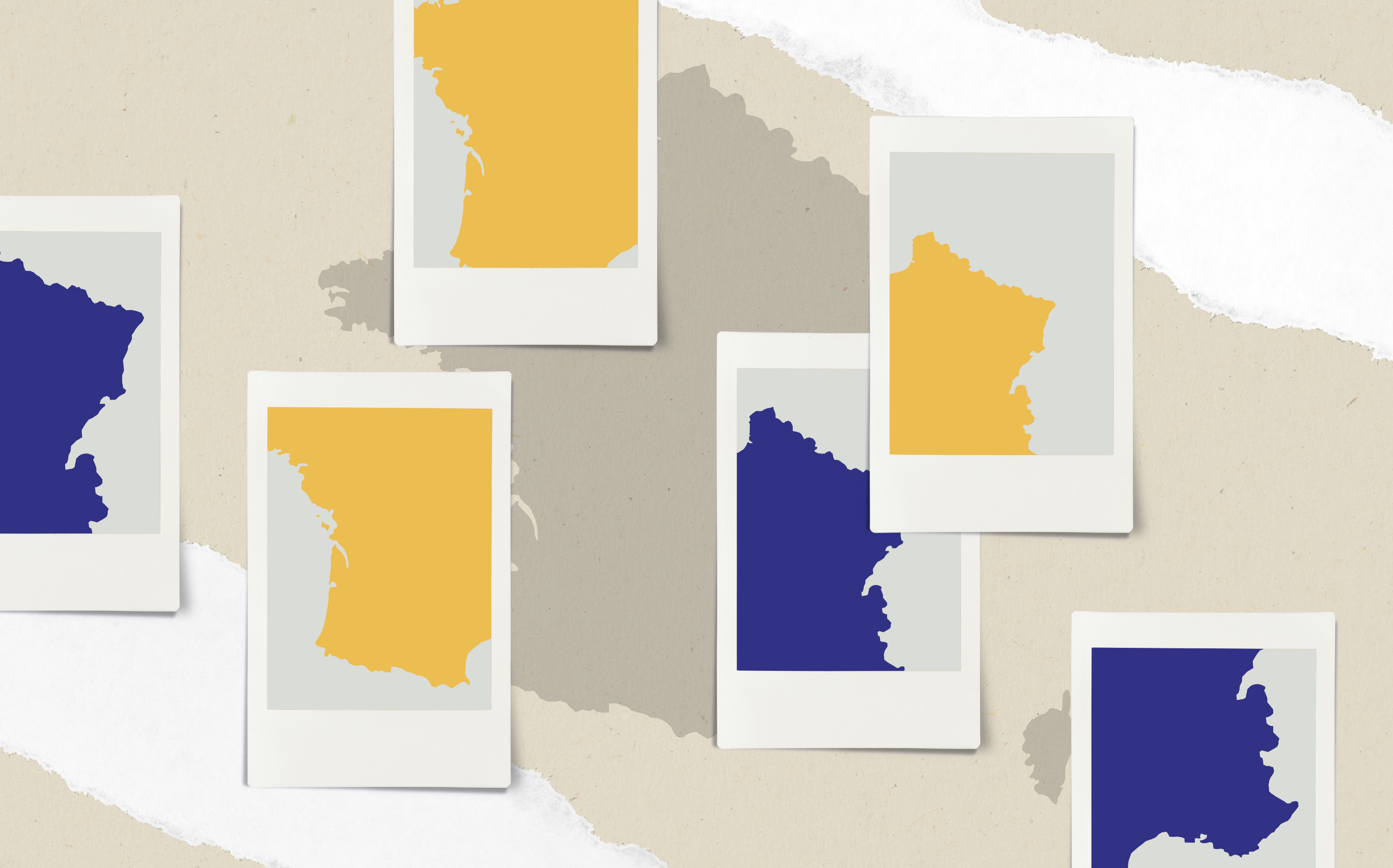Présidentielle 2022 : la carte de France du vote au second tour. Collage Datagif pour Le Parisien