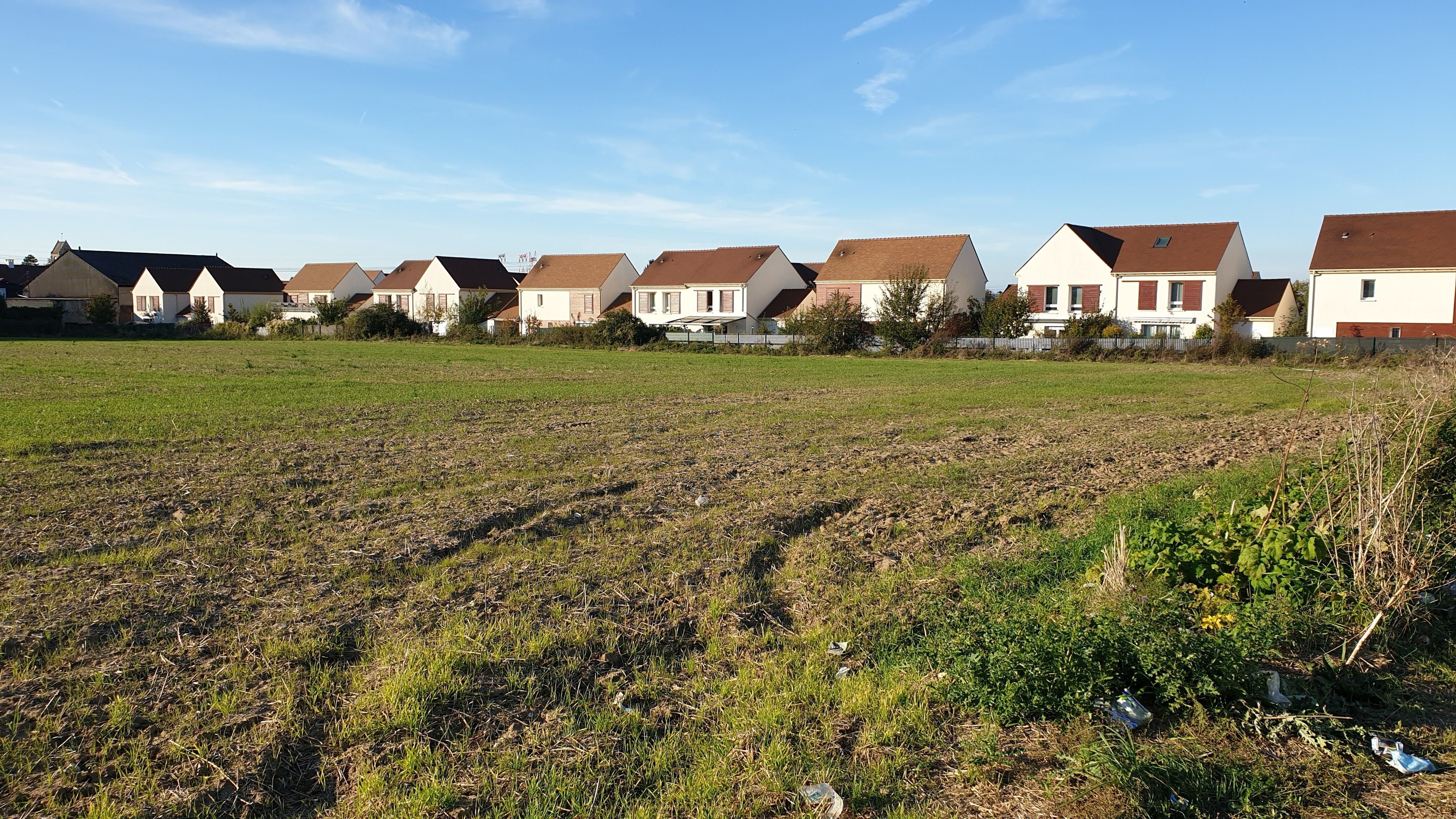 Puiseux-Pontoise. Ce sont sur ces terres agricoles que doit être créée une nouvelle zone commerciale sur laquelle s'implanteront des restaurants. LP/Marie Persidat