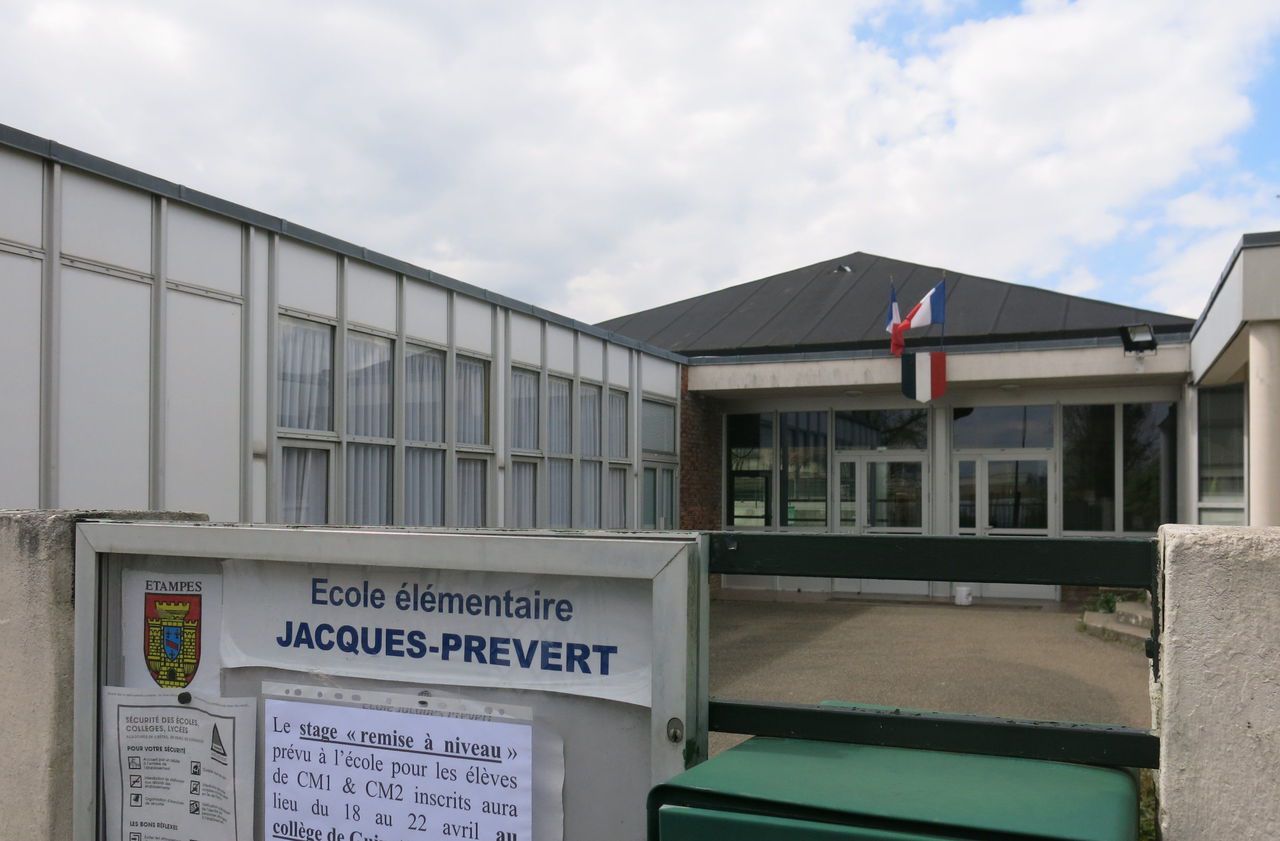 <b></b> L’école Jacques-Prevert d’Étampes.