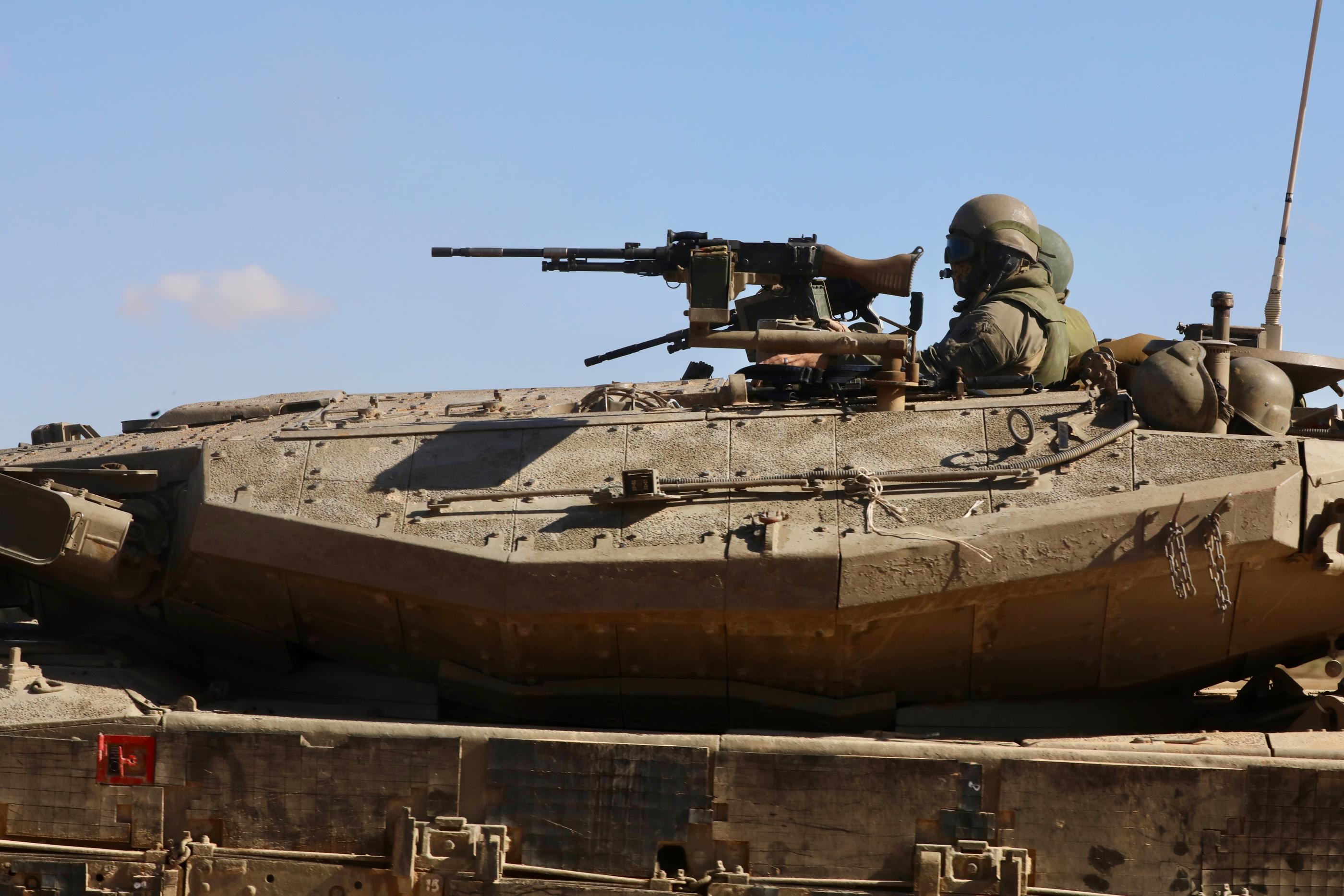 L'armée israélienne dit s'être emparée du point de passage entre la bande de Gaza et l'Egypte. Jamal Awad/Xinhua/Icon Sport