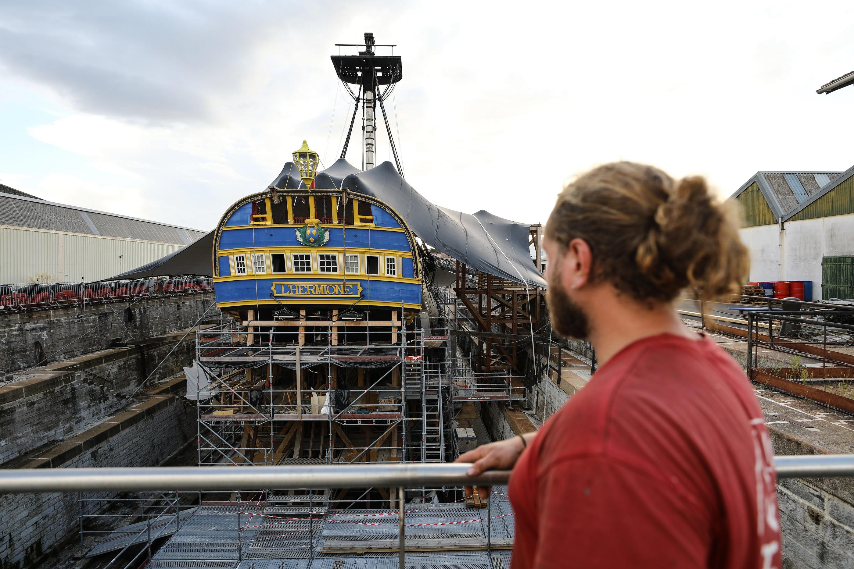 L’ardoise pour rénover  L’Hermione» est connue : 10 millions d’euros. PhotoPQR/Le Télégramme/Lionel Le Saux