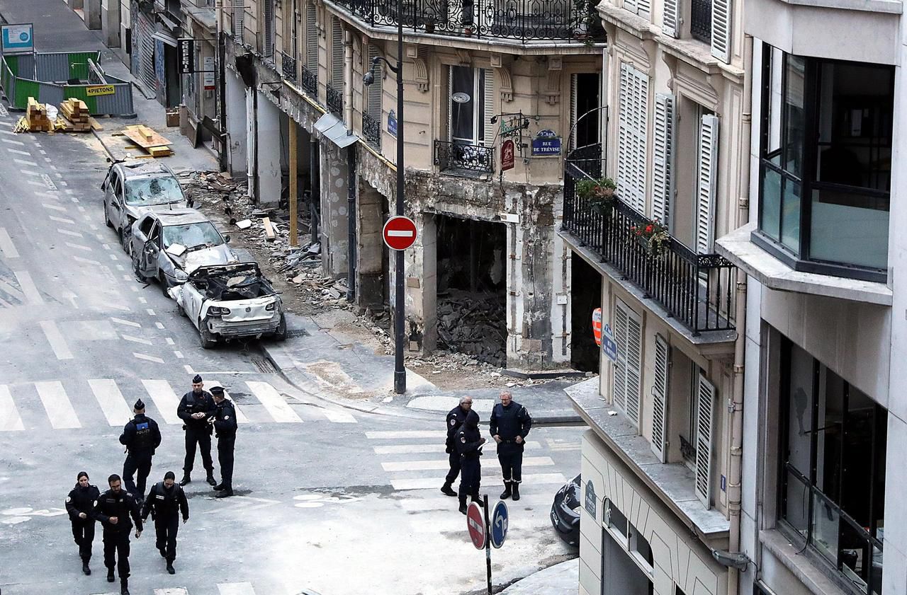 <b></b> Lieu de l&#39;explosion rue de Trévise à Paris le 14 janvier 2019 photo LP/Yann Foreix