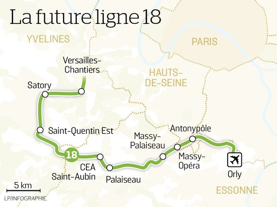 <b></b> Illustration. L’association défendant les terres agricoles Terres Fertiles souhaite l’abandon du projet de Ligne 18 du métro devant relier Orly à Versailles d’ici 2024 ou 2030.